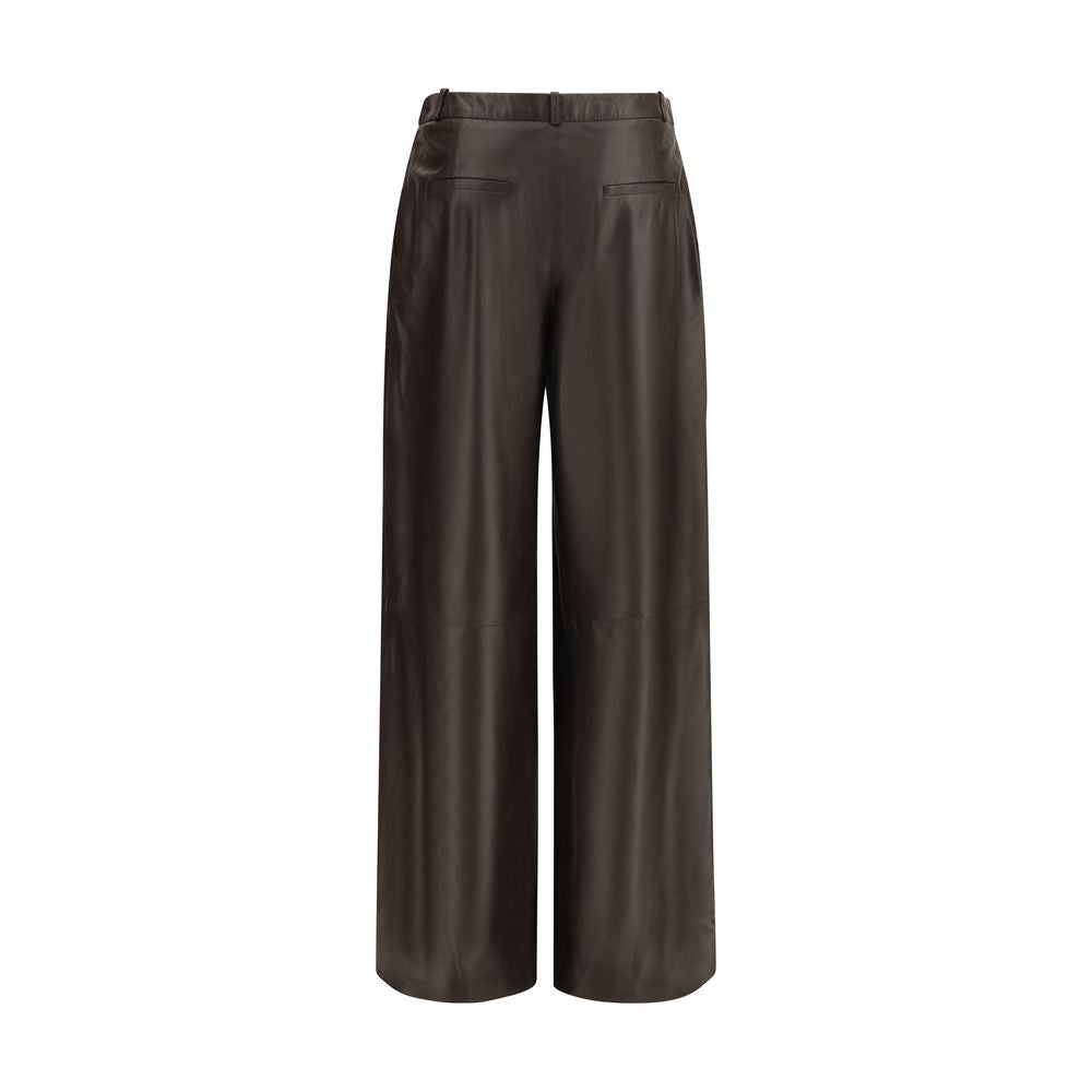Brown Leather Pants
