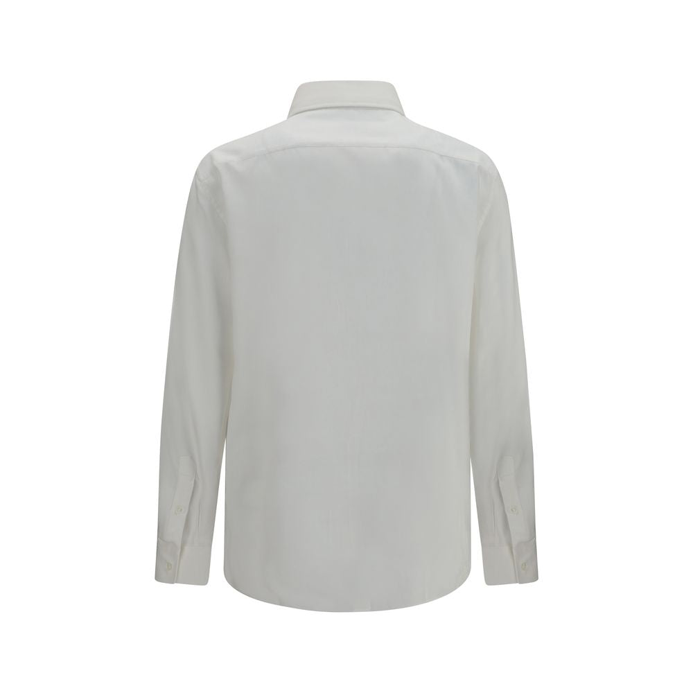 White Cotton Dress Shirt
