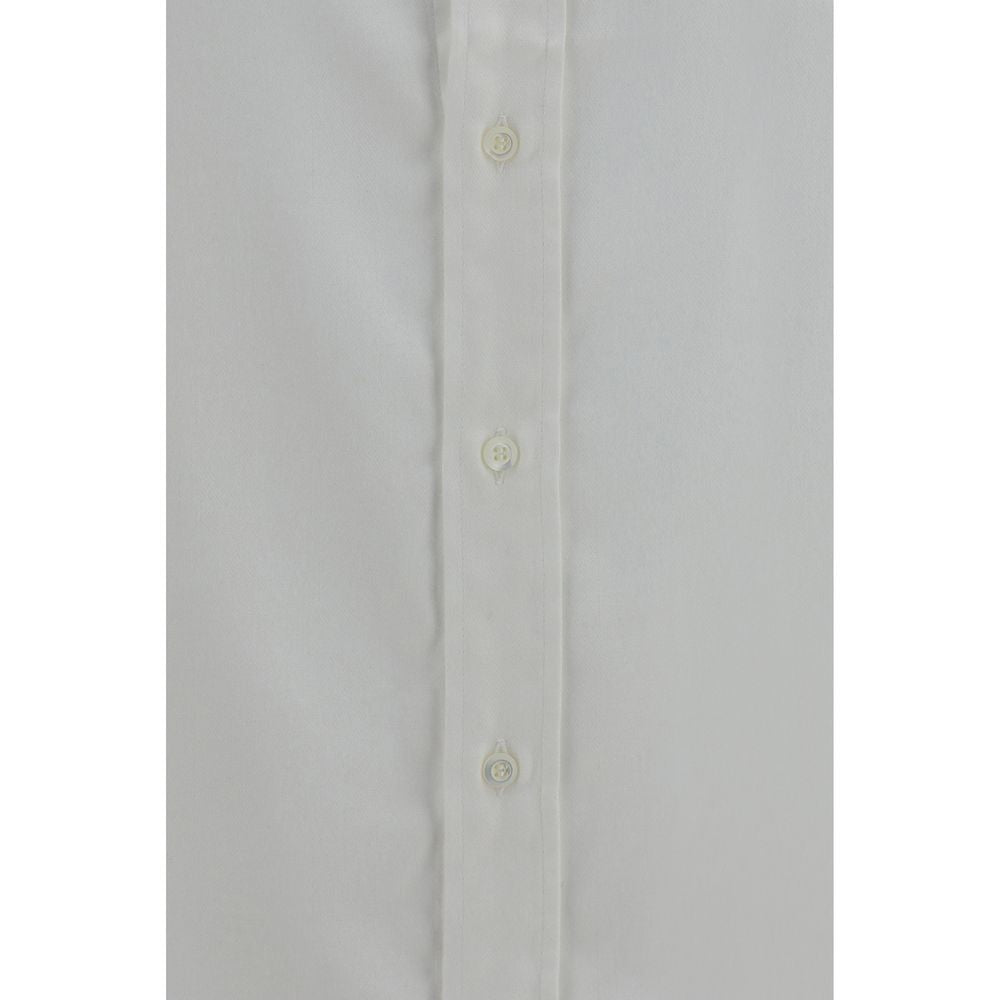 White Cotton Dress Shirt