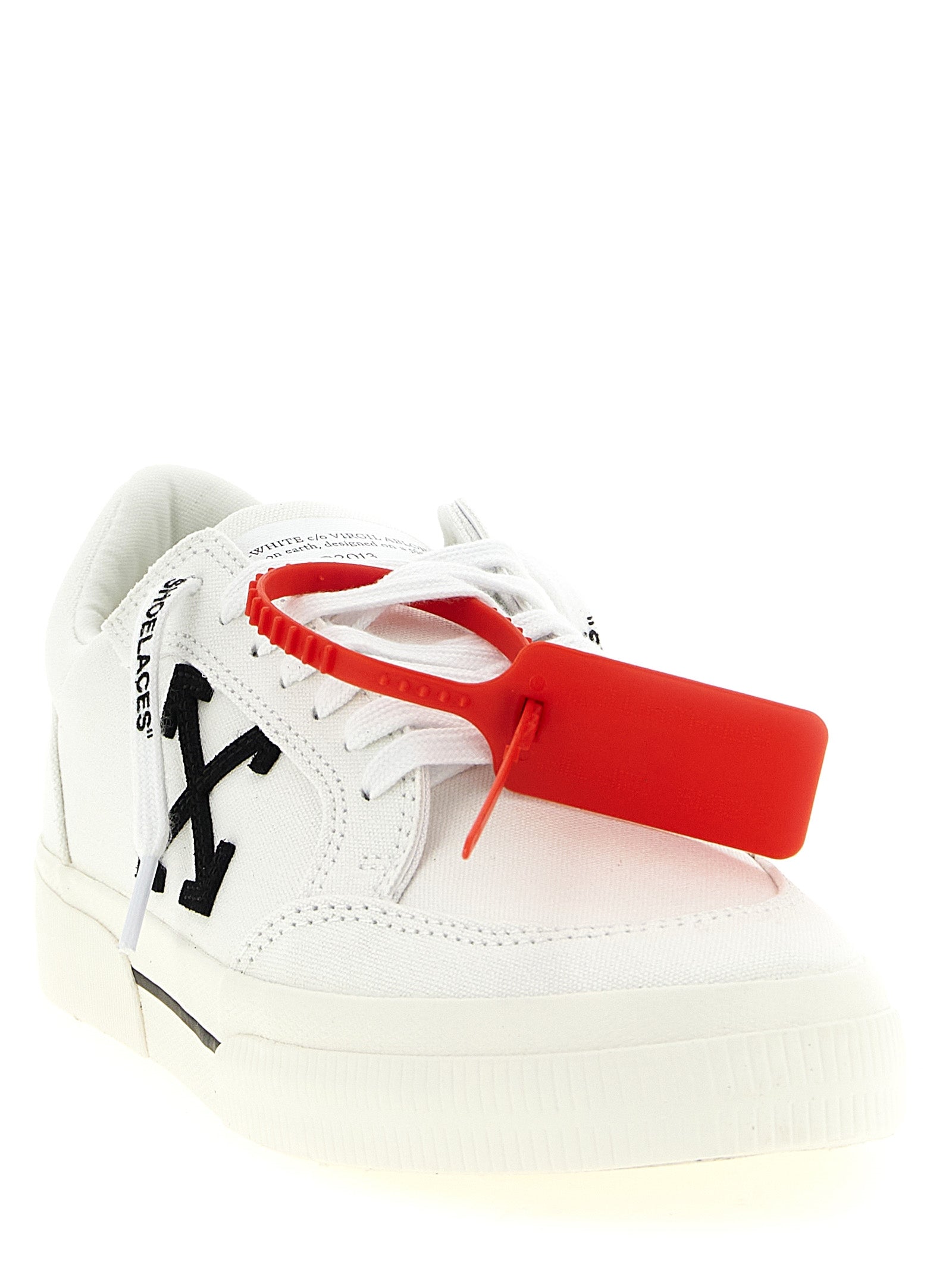 Bicolor Cotton Low Top Sneakers