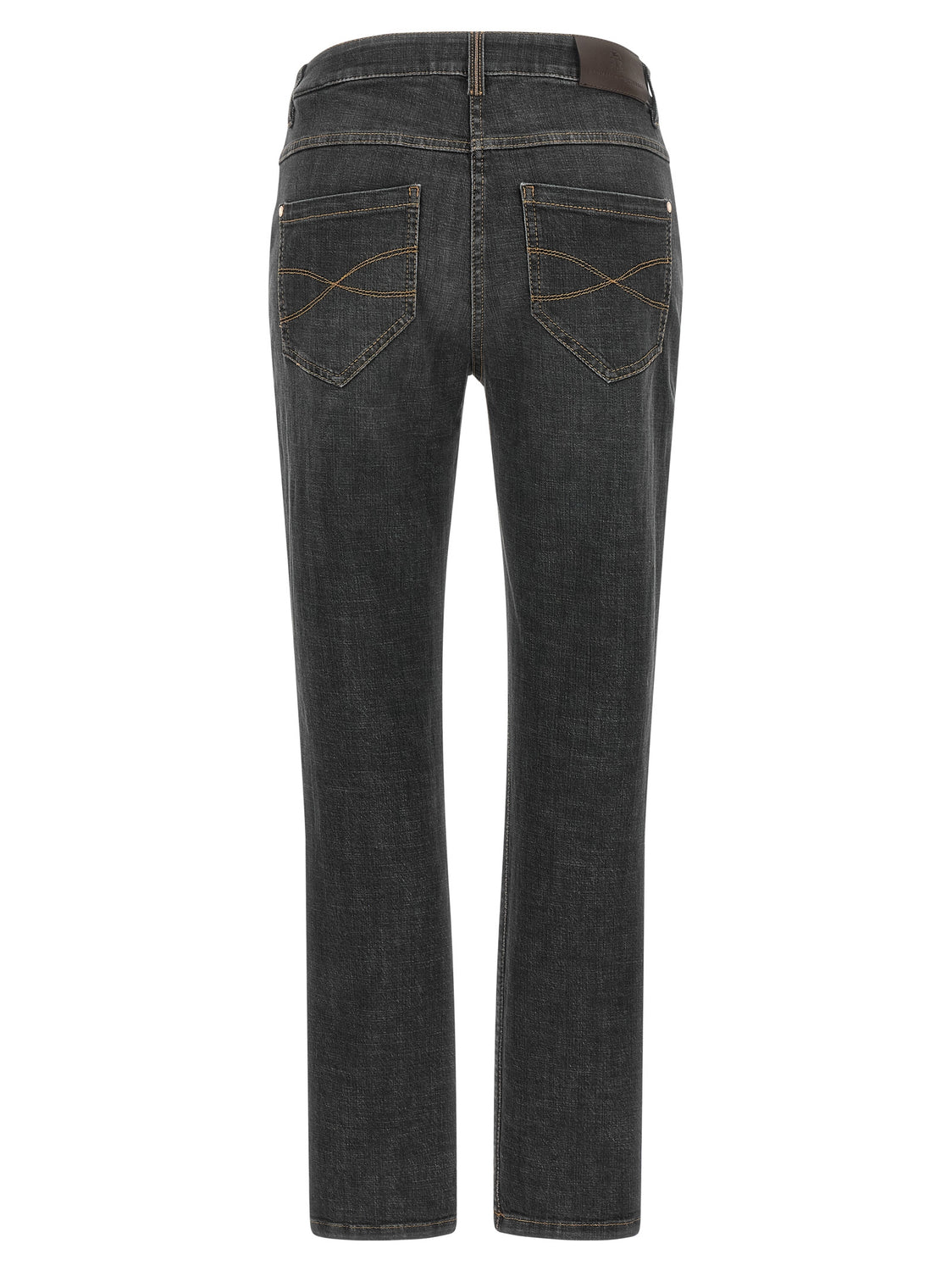 Gray Cotton Slim Fit Jeans
