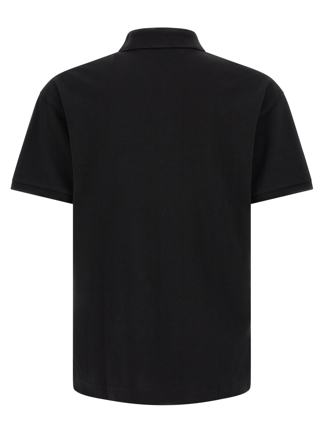 Black Cotton Polo Shirt