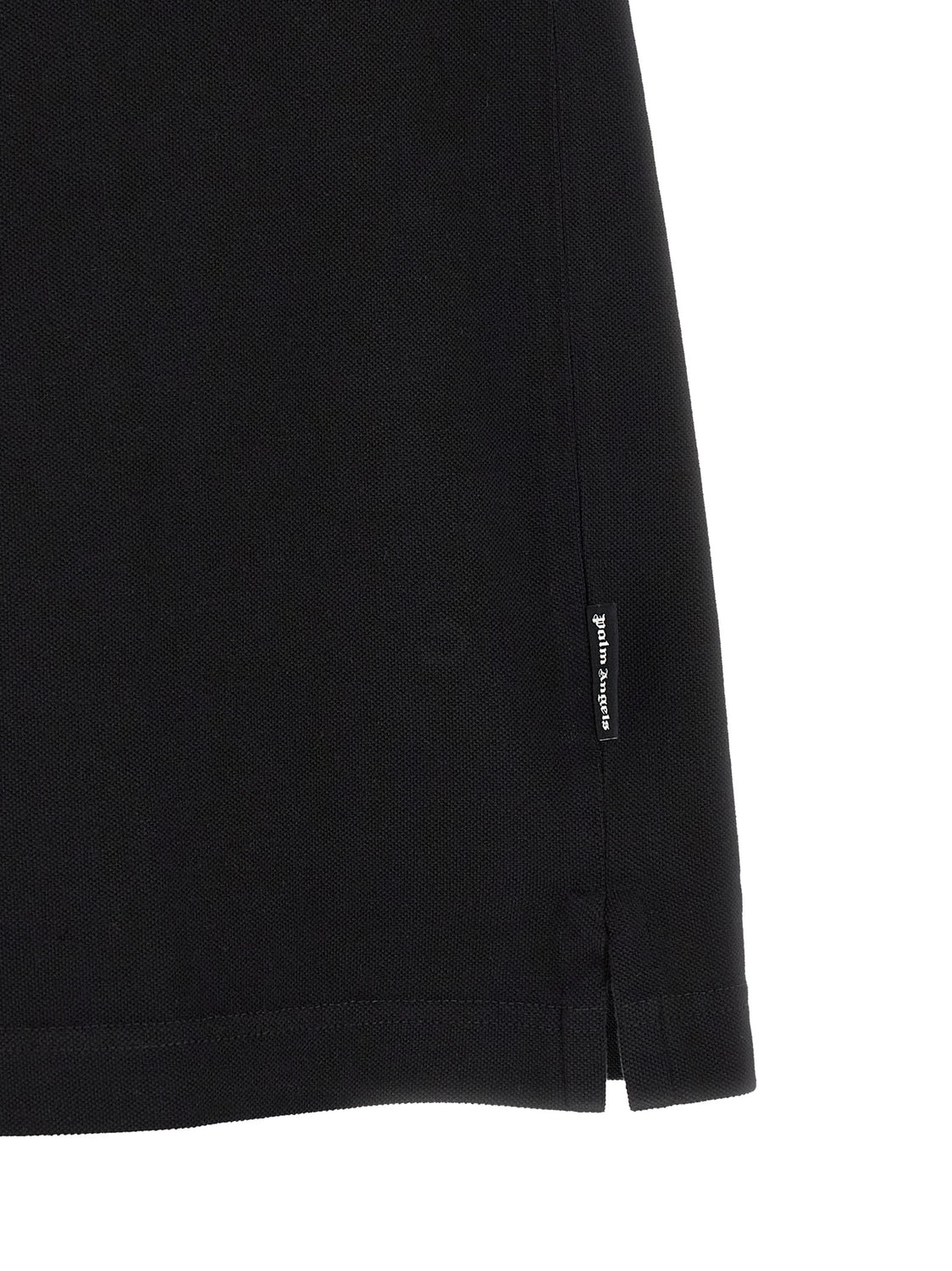 Black Cotton Polo Shirt