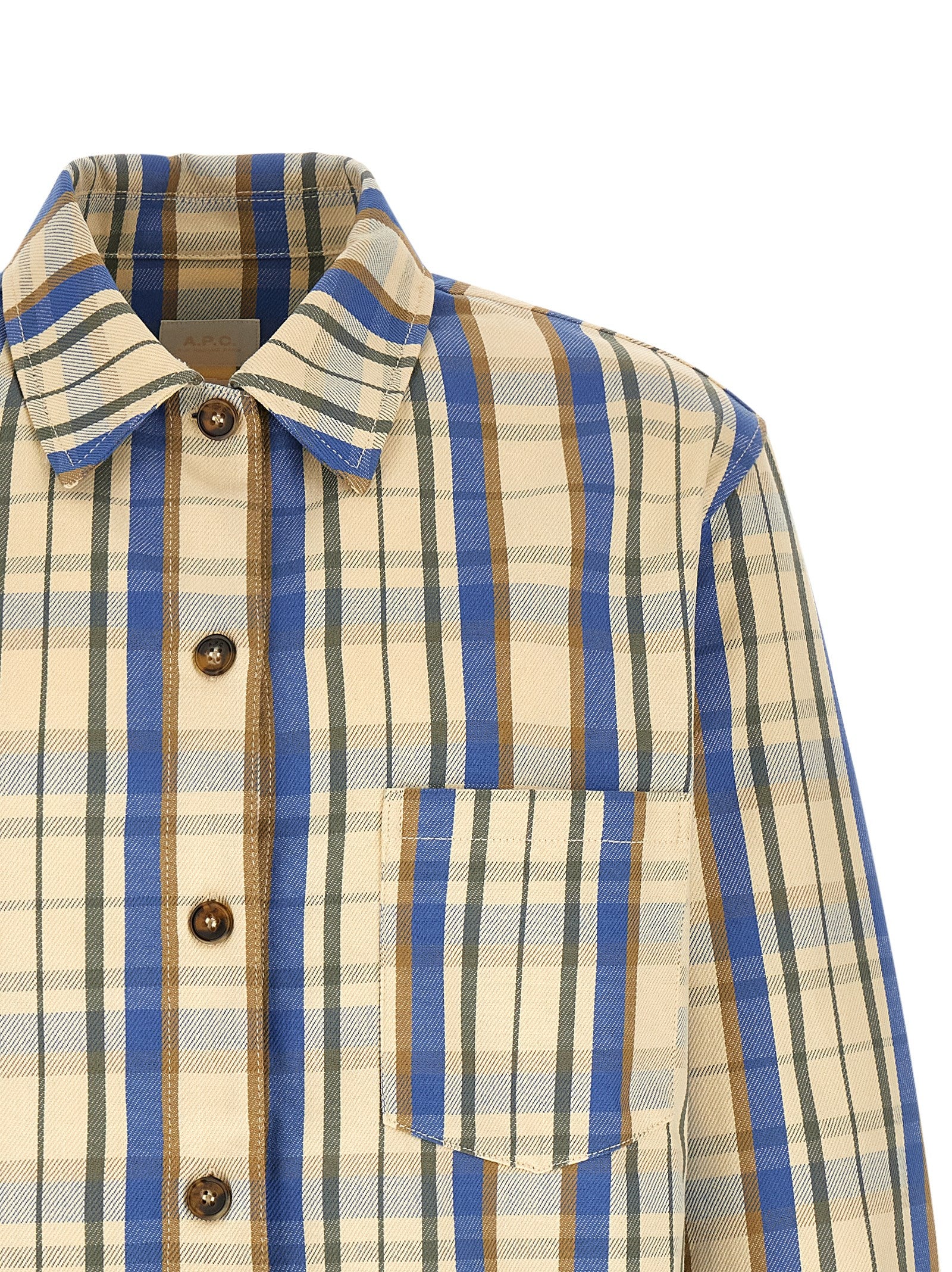 Bicolor Cotton Blouse