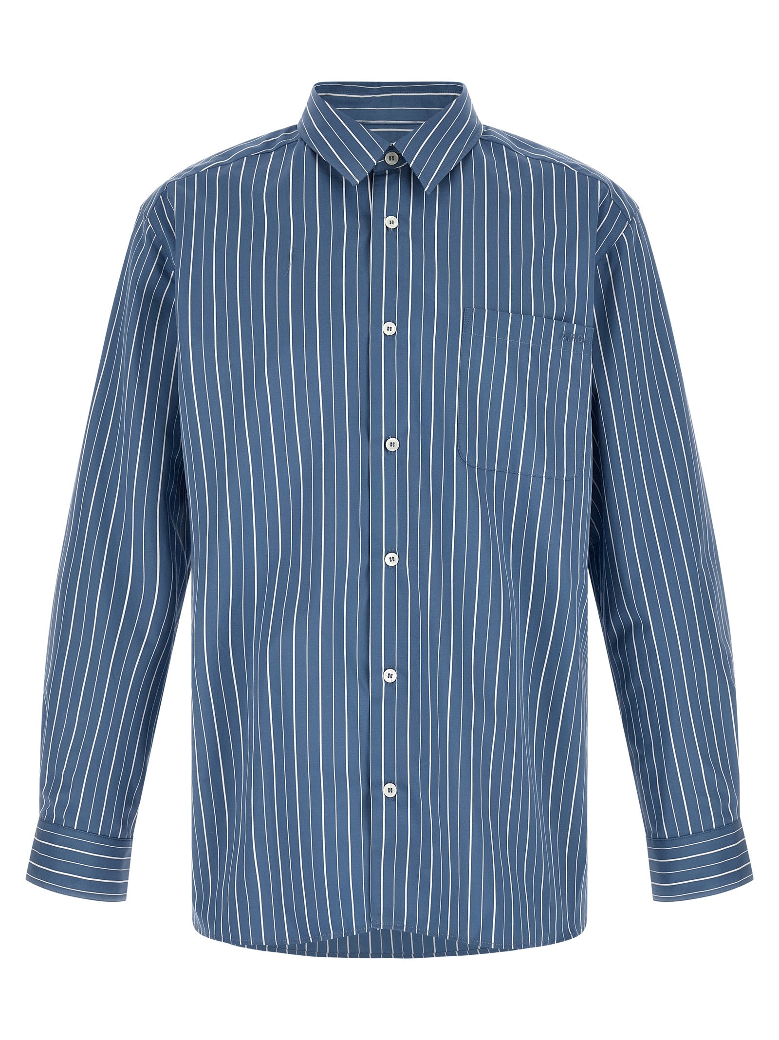Blue Cotton Blouse