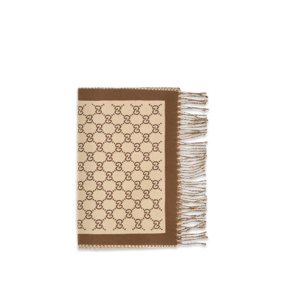 Beige Wool Oves Aries Scarf