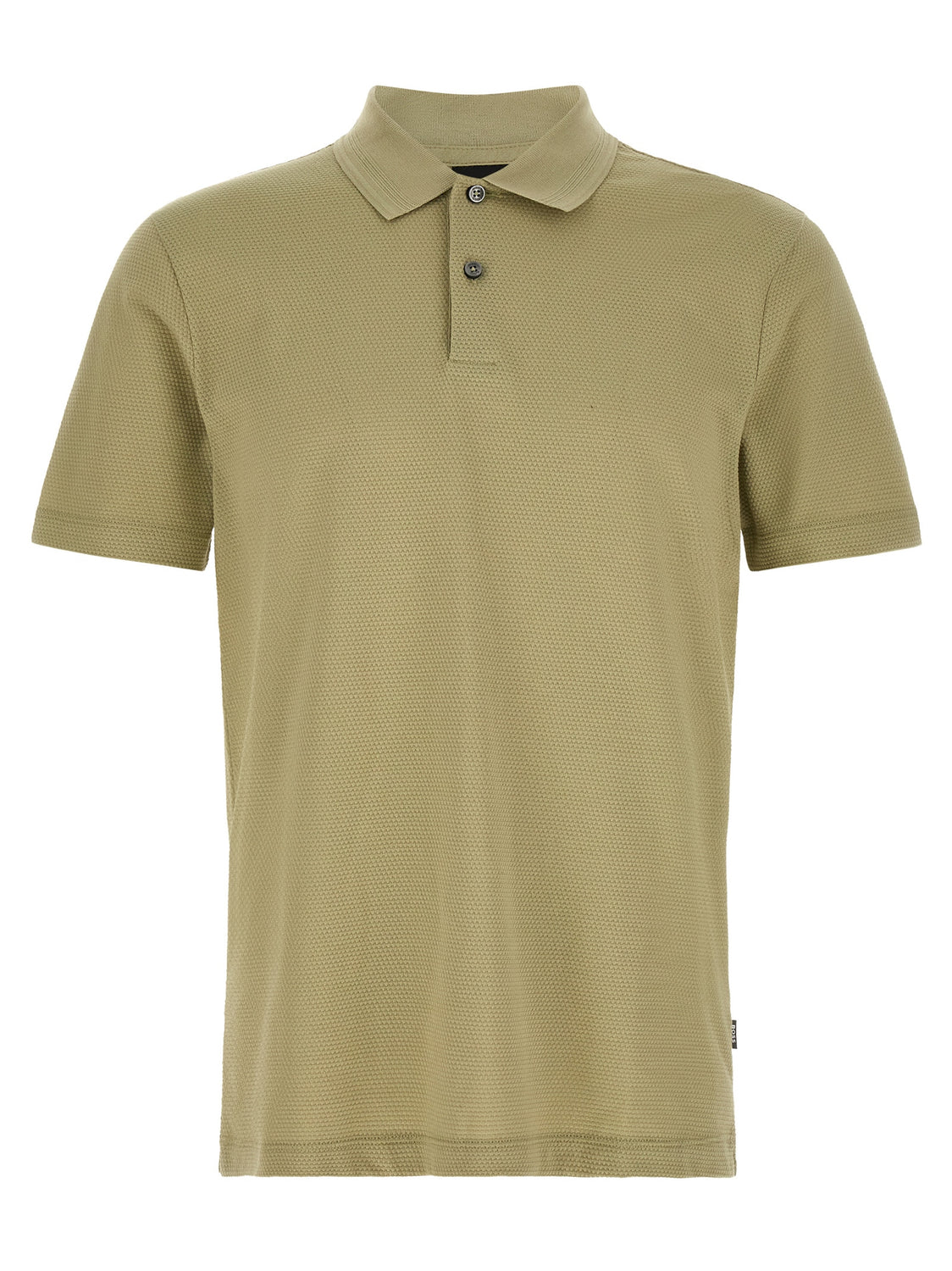 Beige Cotton Polo Shirt