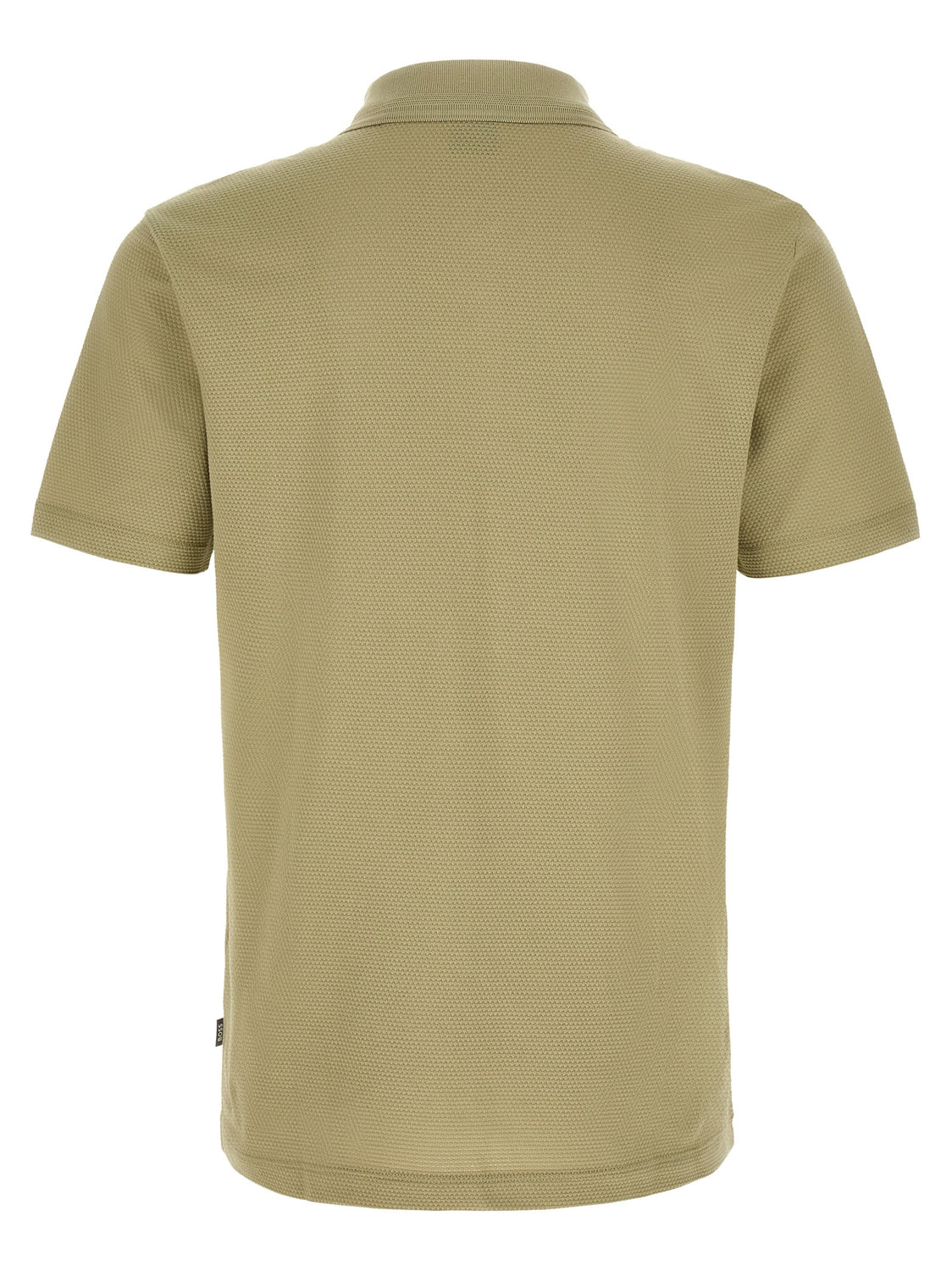 Beige Cotton Polo Shirt