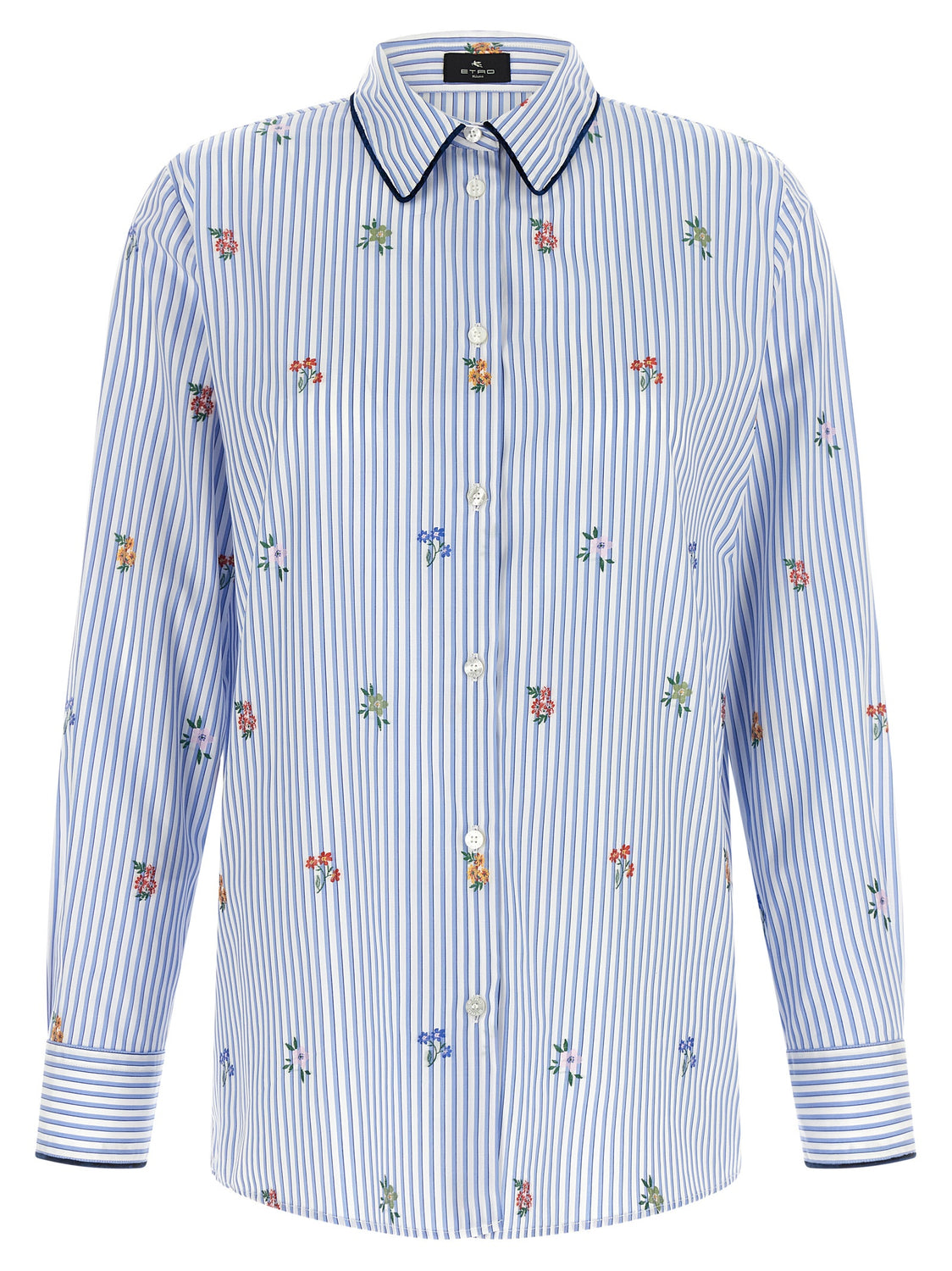 Blue Cotton Blouse