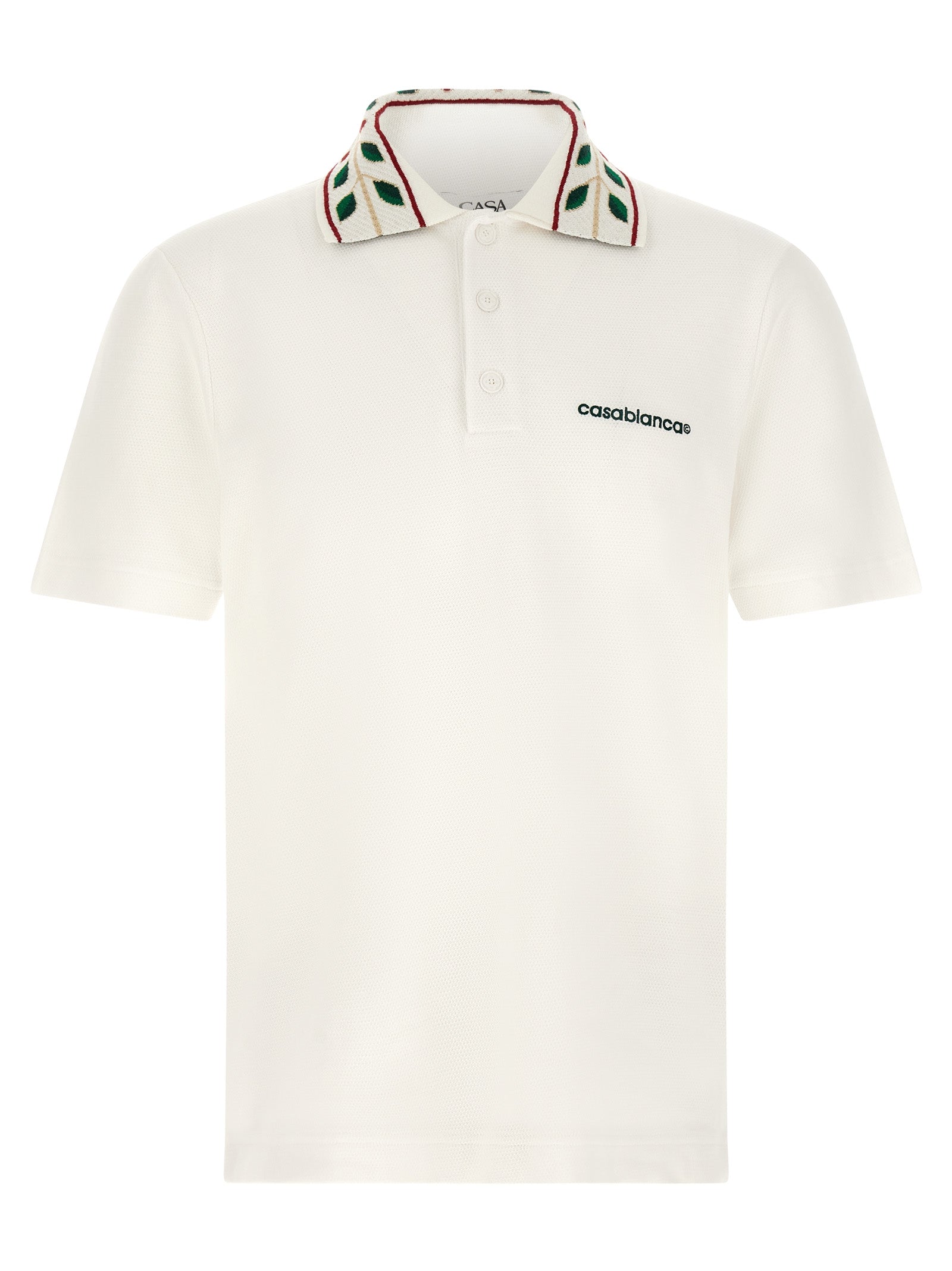White Organic Cotton Polo Shirt