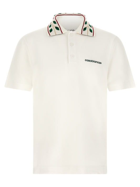 White Organic Cotton Polo Shirt