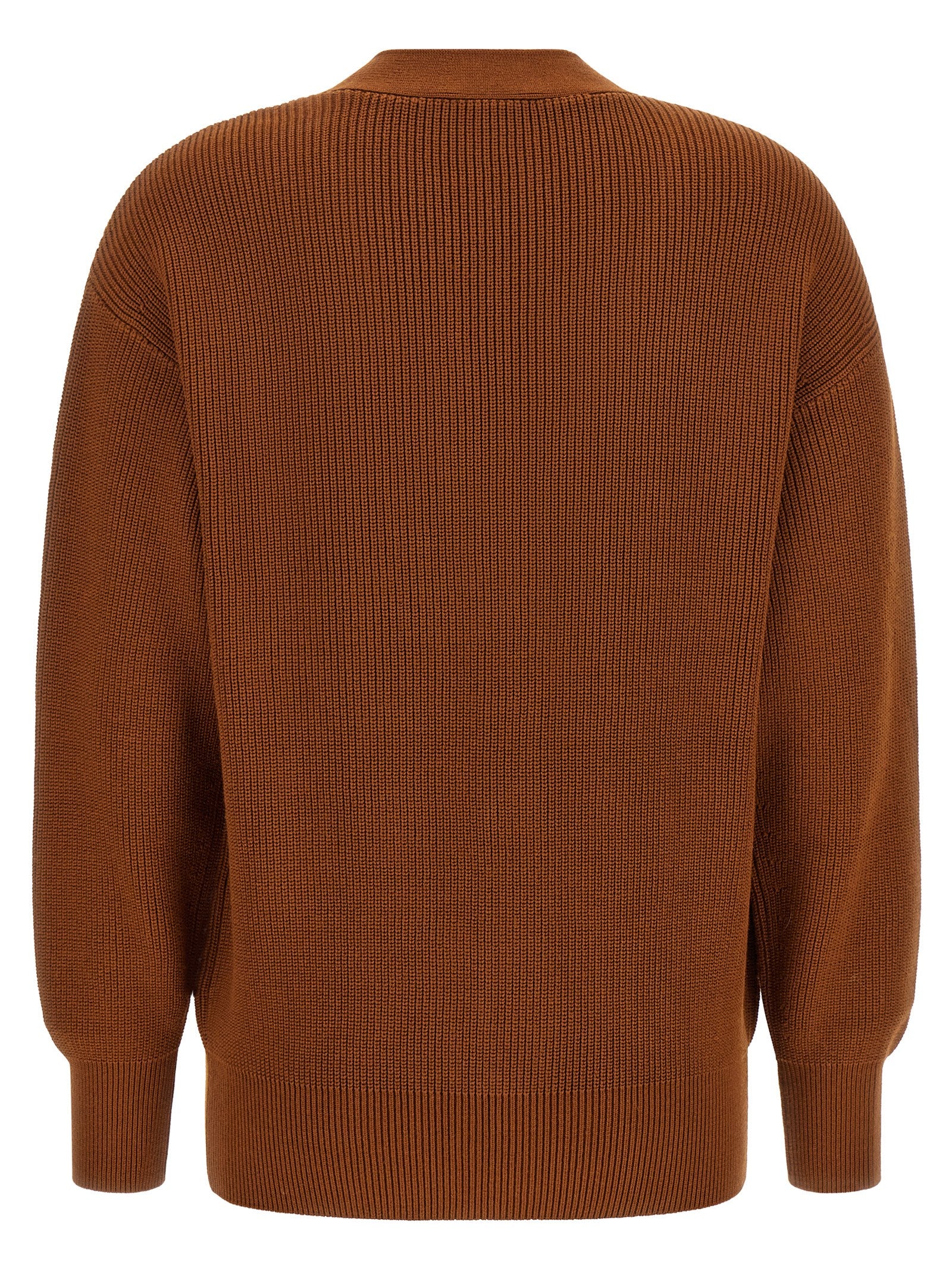 Brown Viscose Cardigan