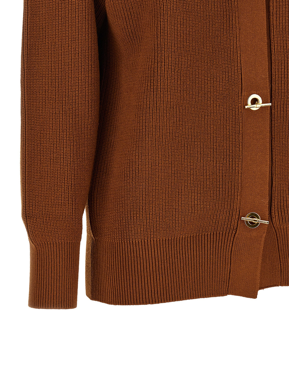 Brown Viscose Cardigan