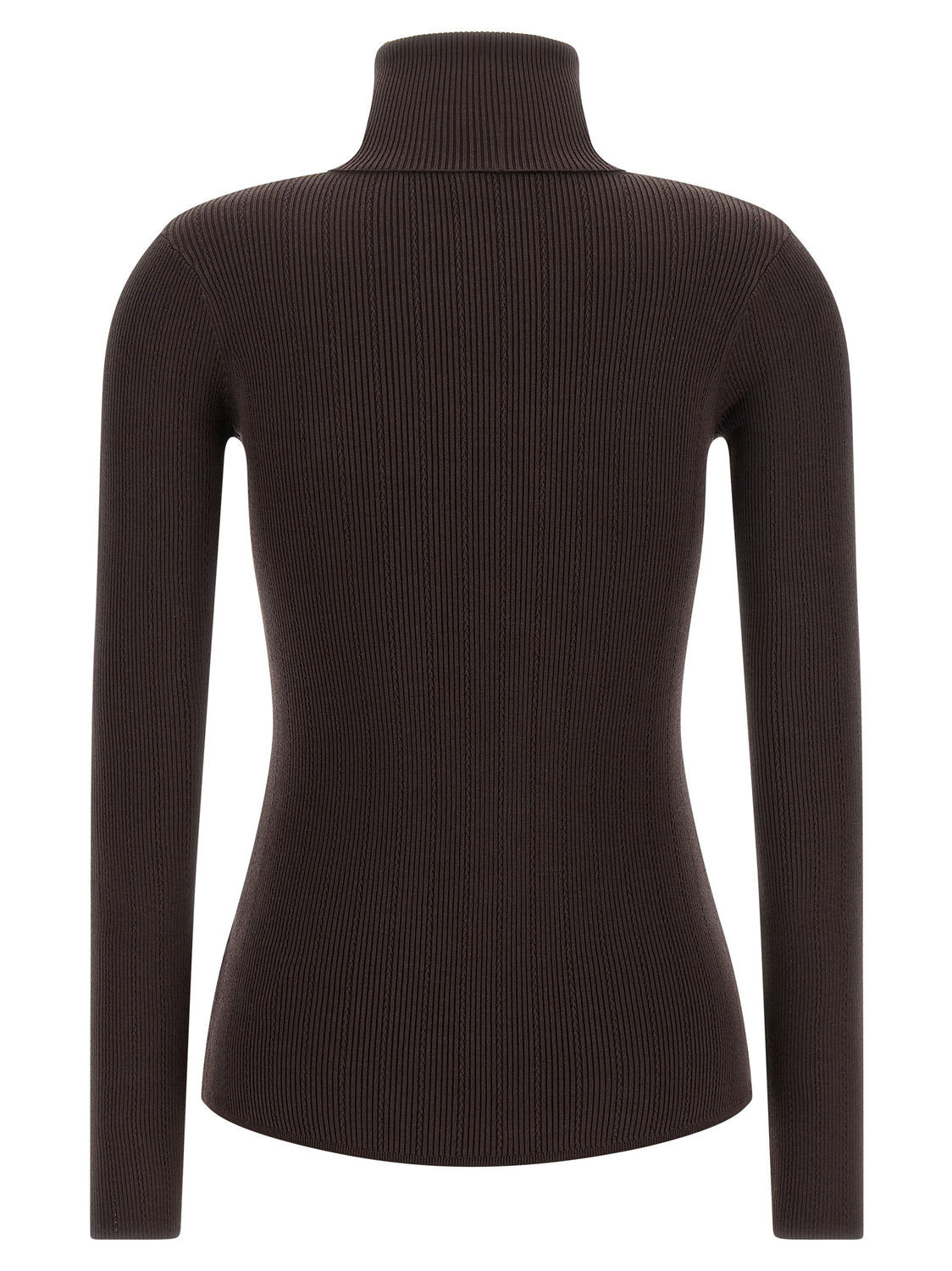 Brown Lycra Cardigan