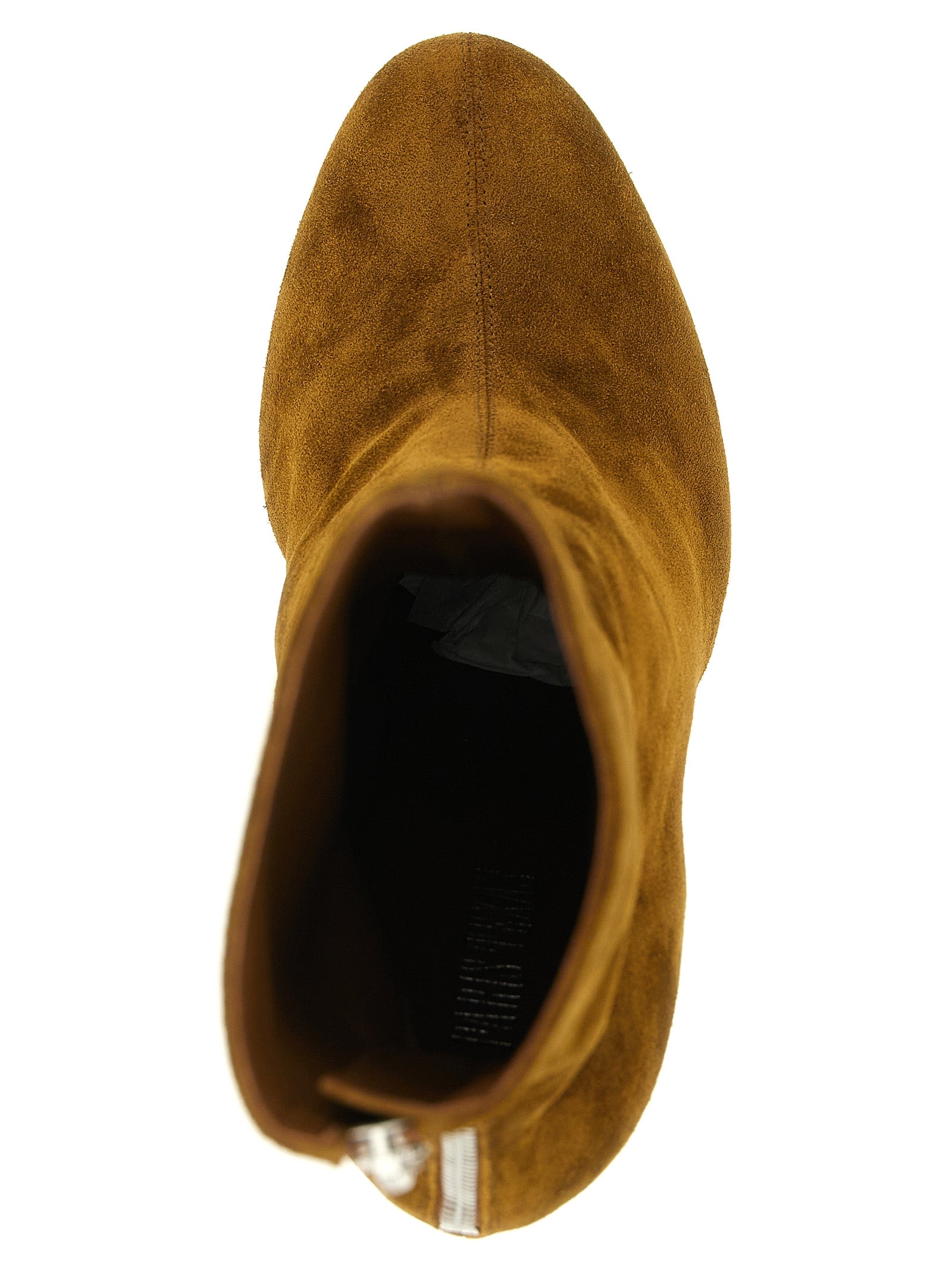 Brown Calfskin Ankle Boots