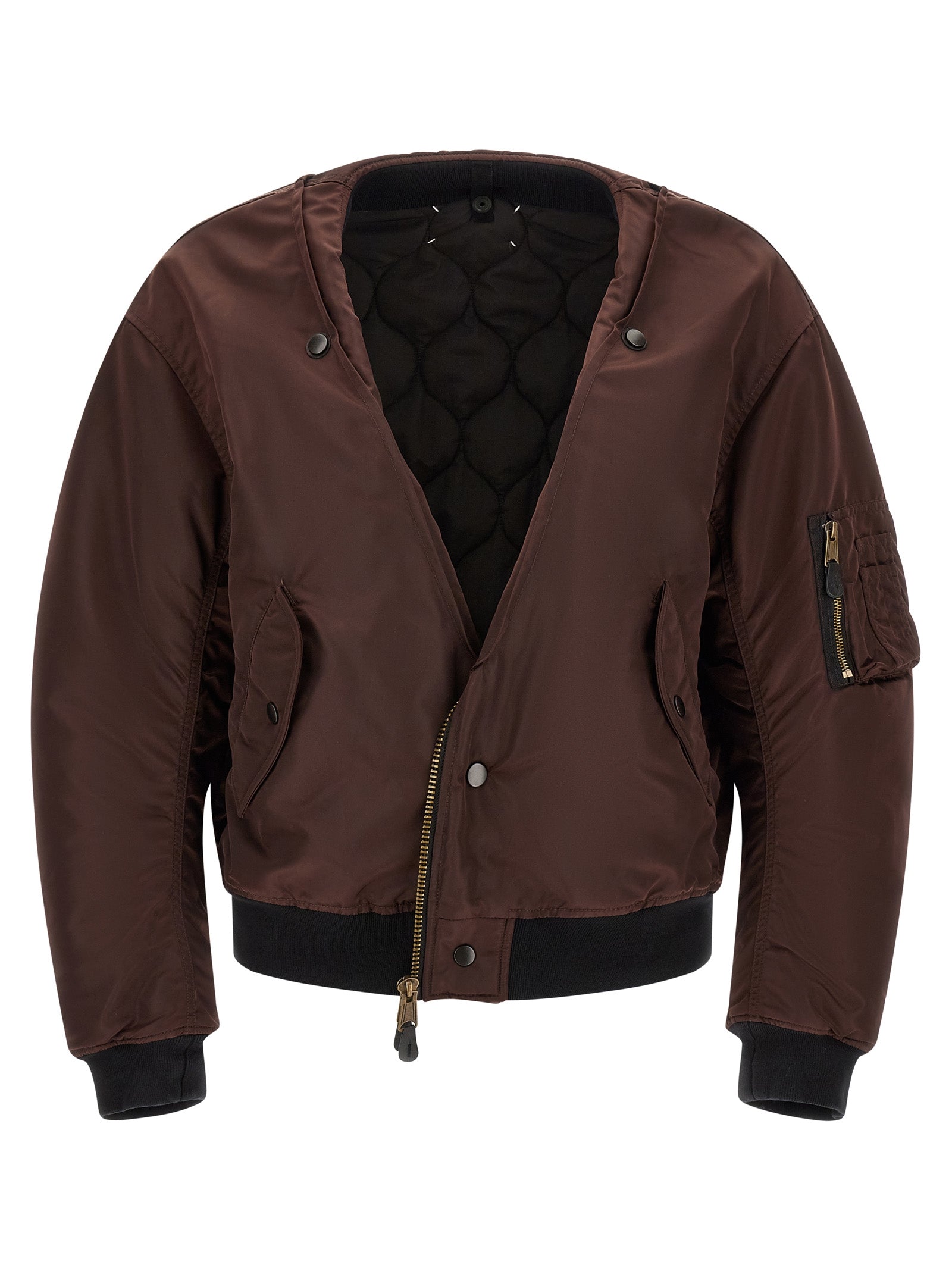 Multicolor Polyamide Bomber
