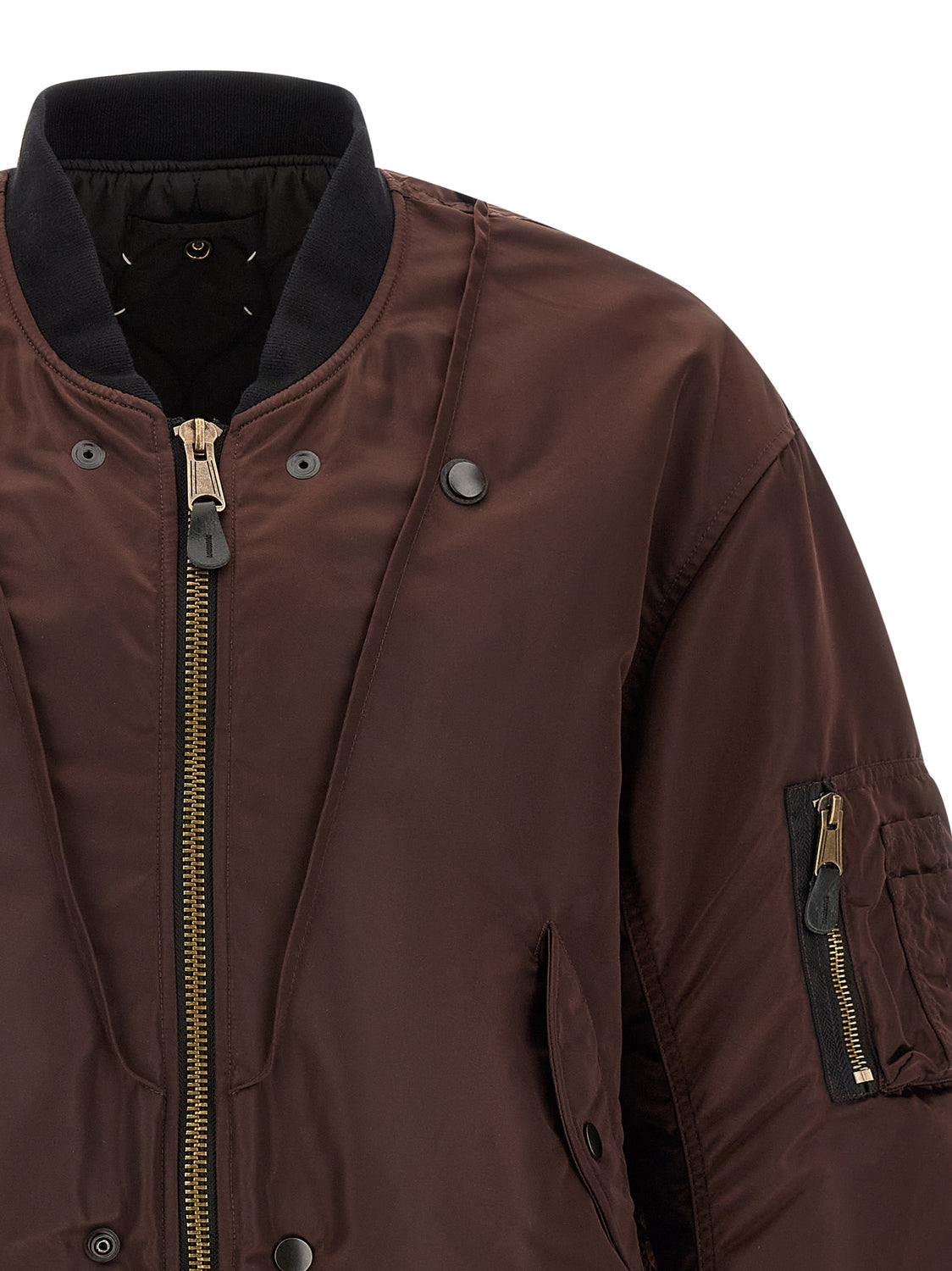 Multicolor Polyamide Bomber