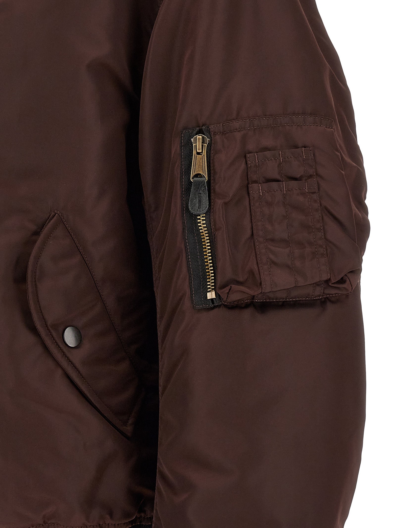 Multicolor Polyamide Bomber