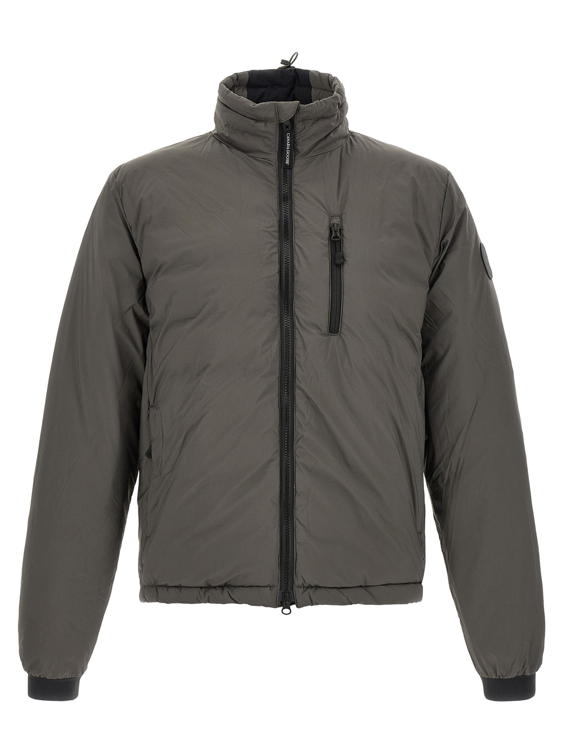 Bicolor Polyamide Full-Length Jacket