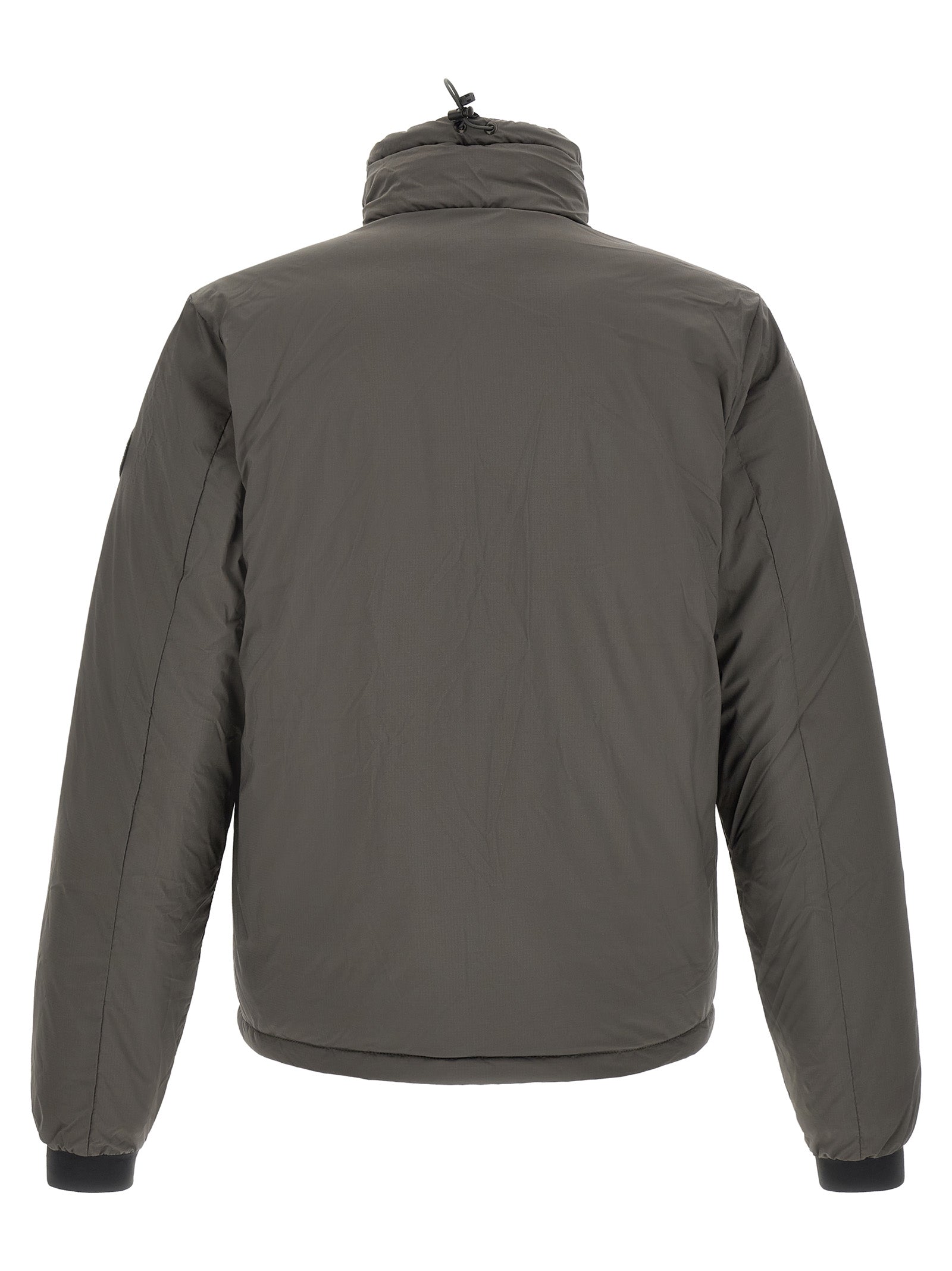 Bicolor Polyamide Full-Length Jacket