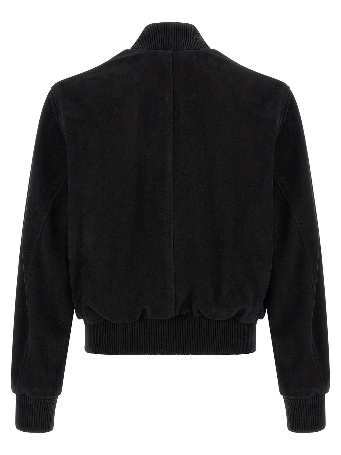 Black Goatskin Bomber