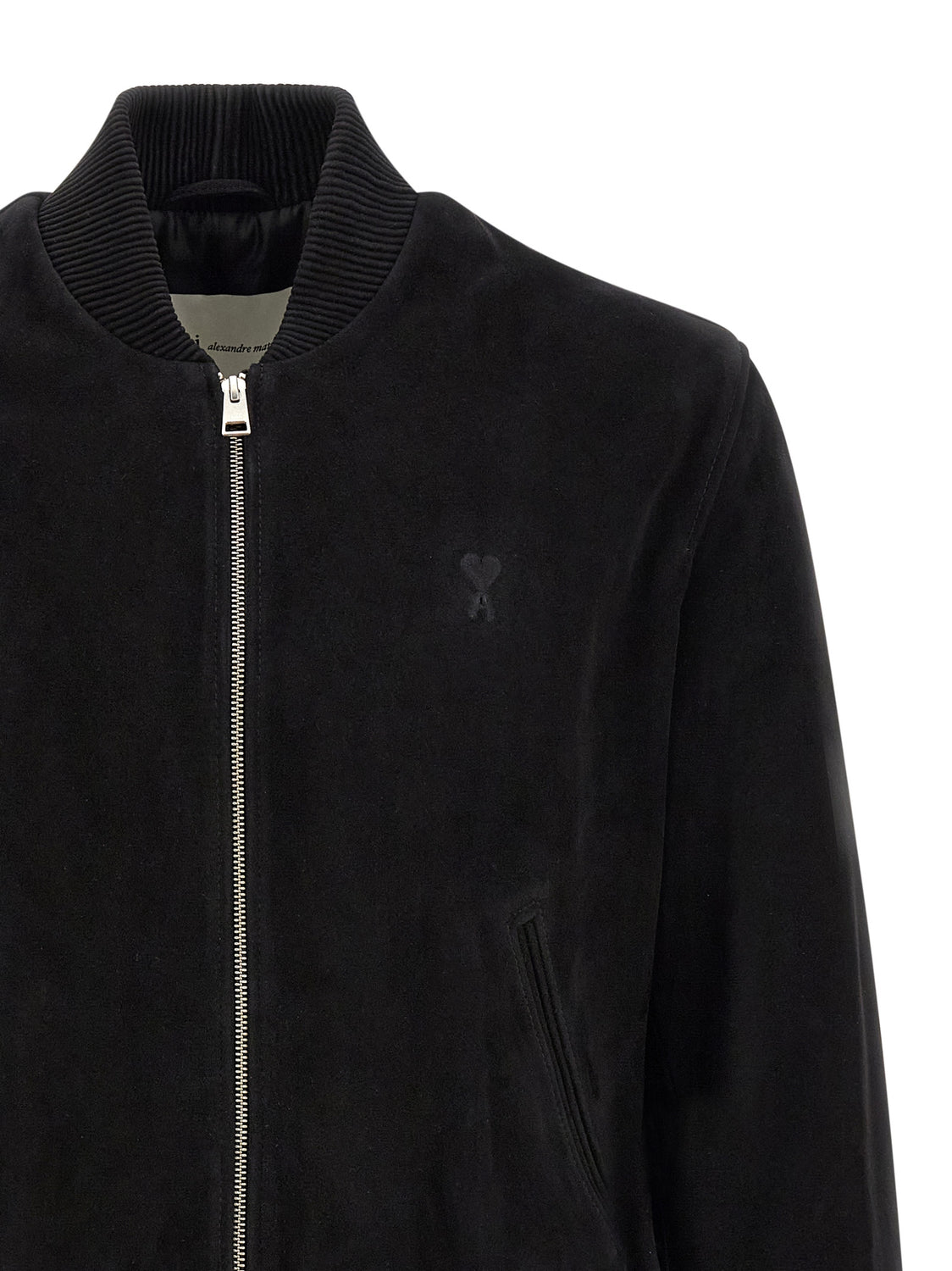 Black Goatskin Bomber