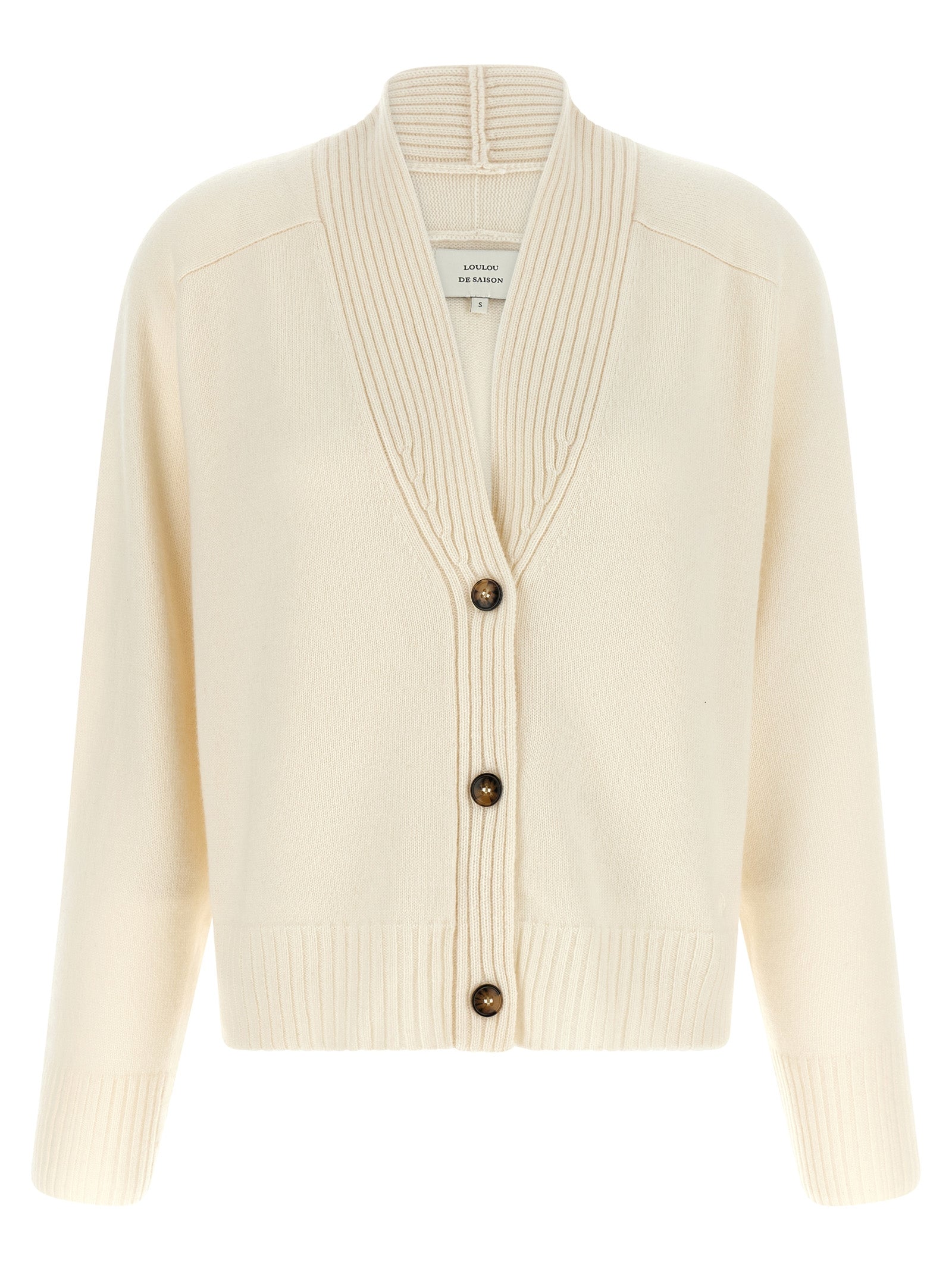 White Cashmere Cardigan