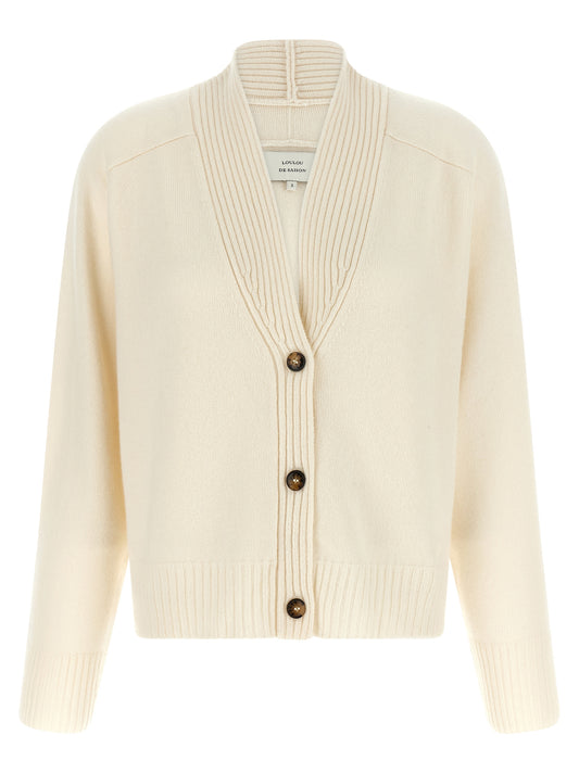 White Cashmere Cardigan