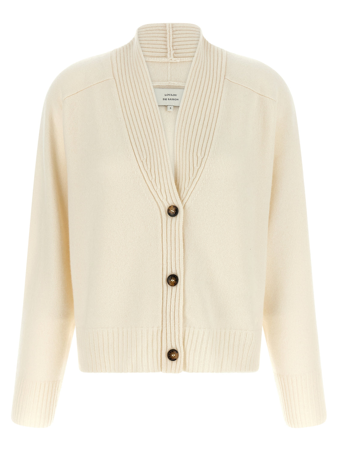White Cashmere Cardigan