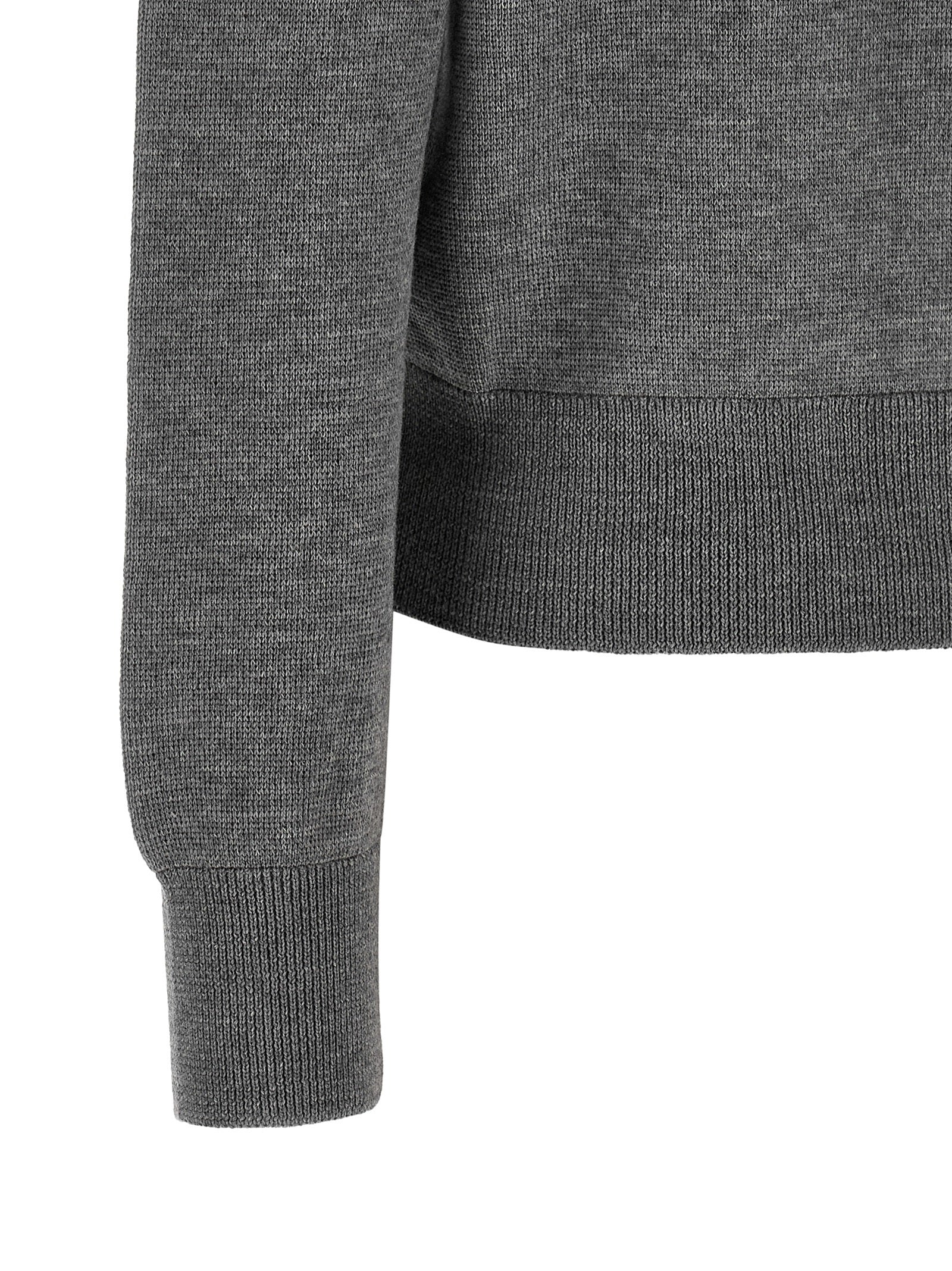 Gray Wool Cardigan