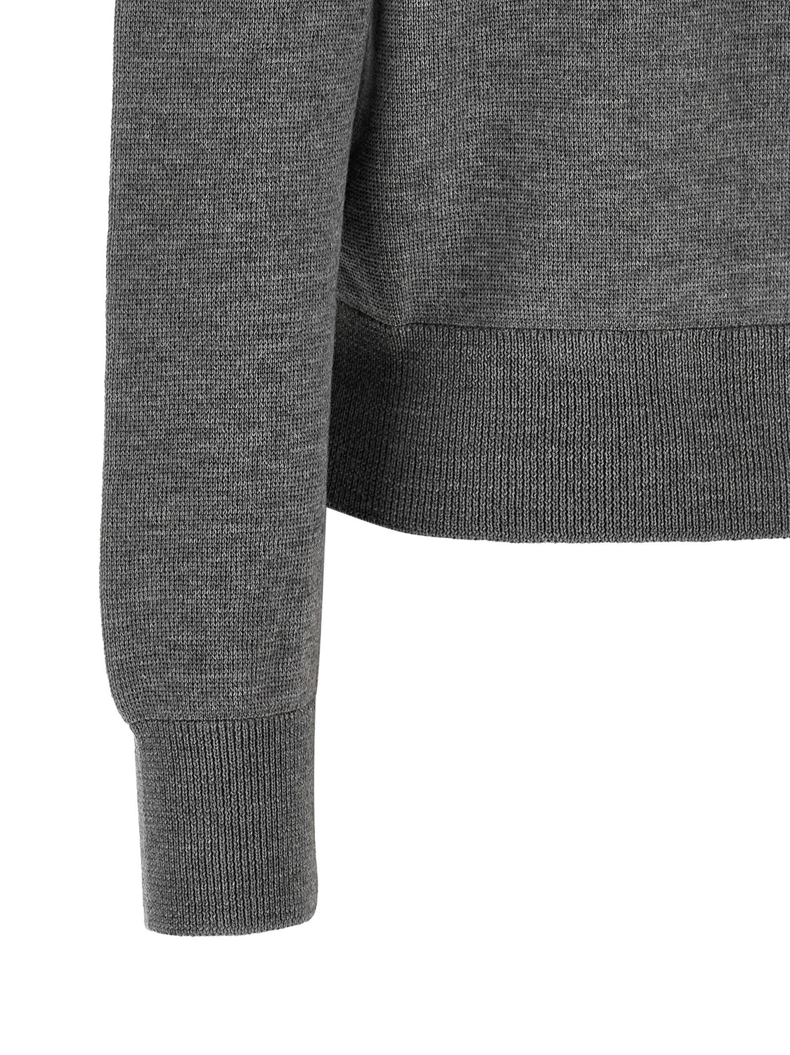 Gray Wool Cardigan