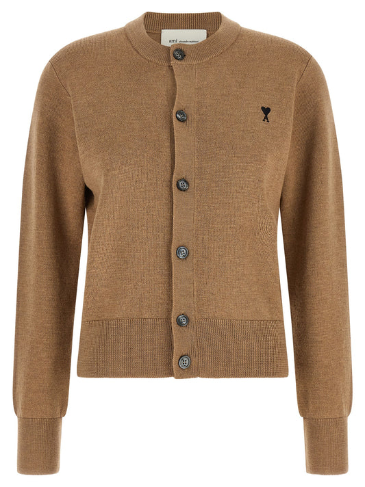 Beige Wool Cardigan