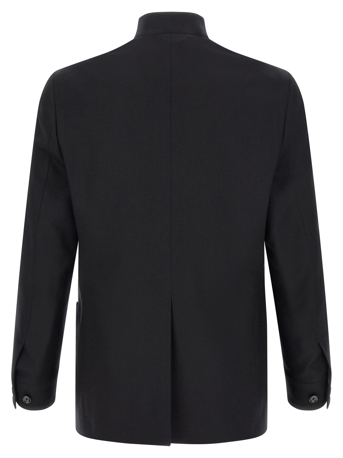 Black Cashmere Full-Length Jacket