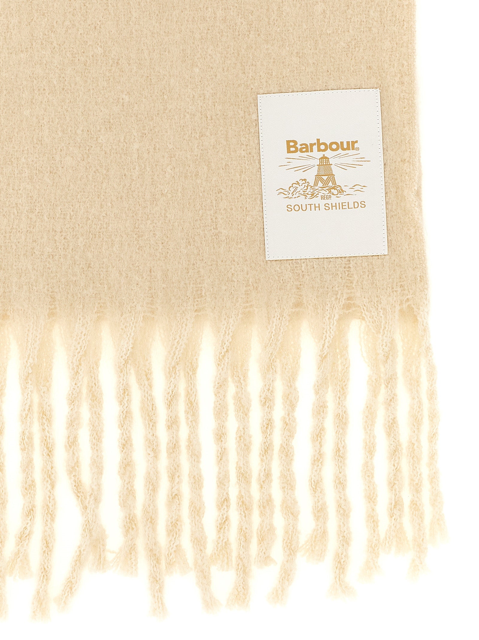 White Polyester Scarf