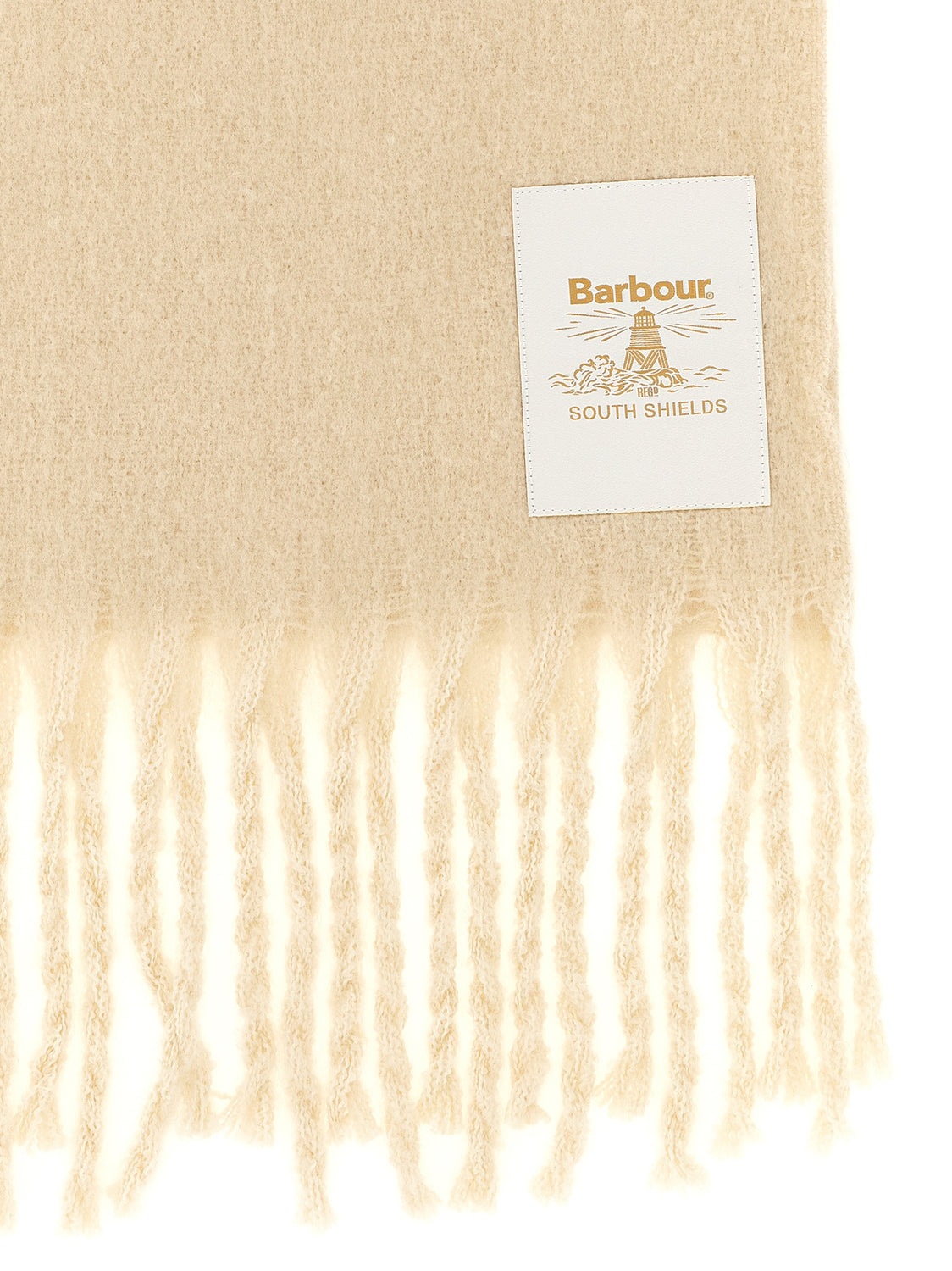 White Polyester Scarf