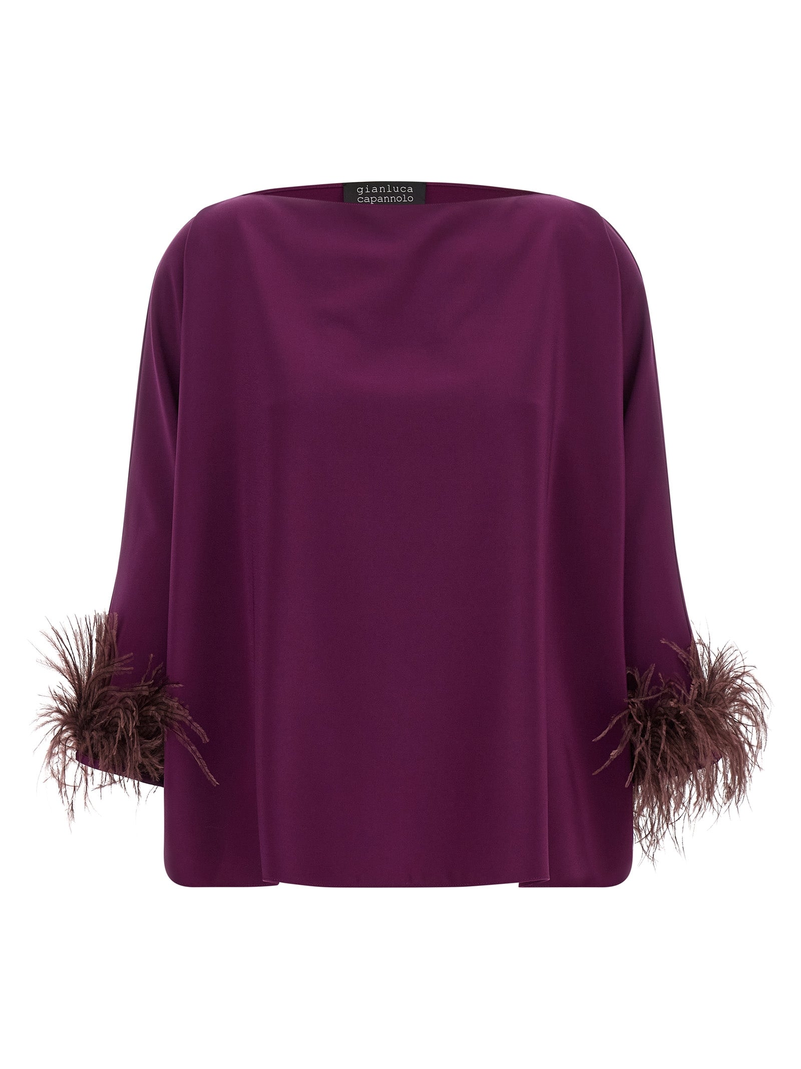 Purple Viscose Blouse