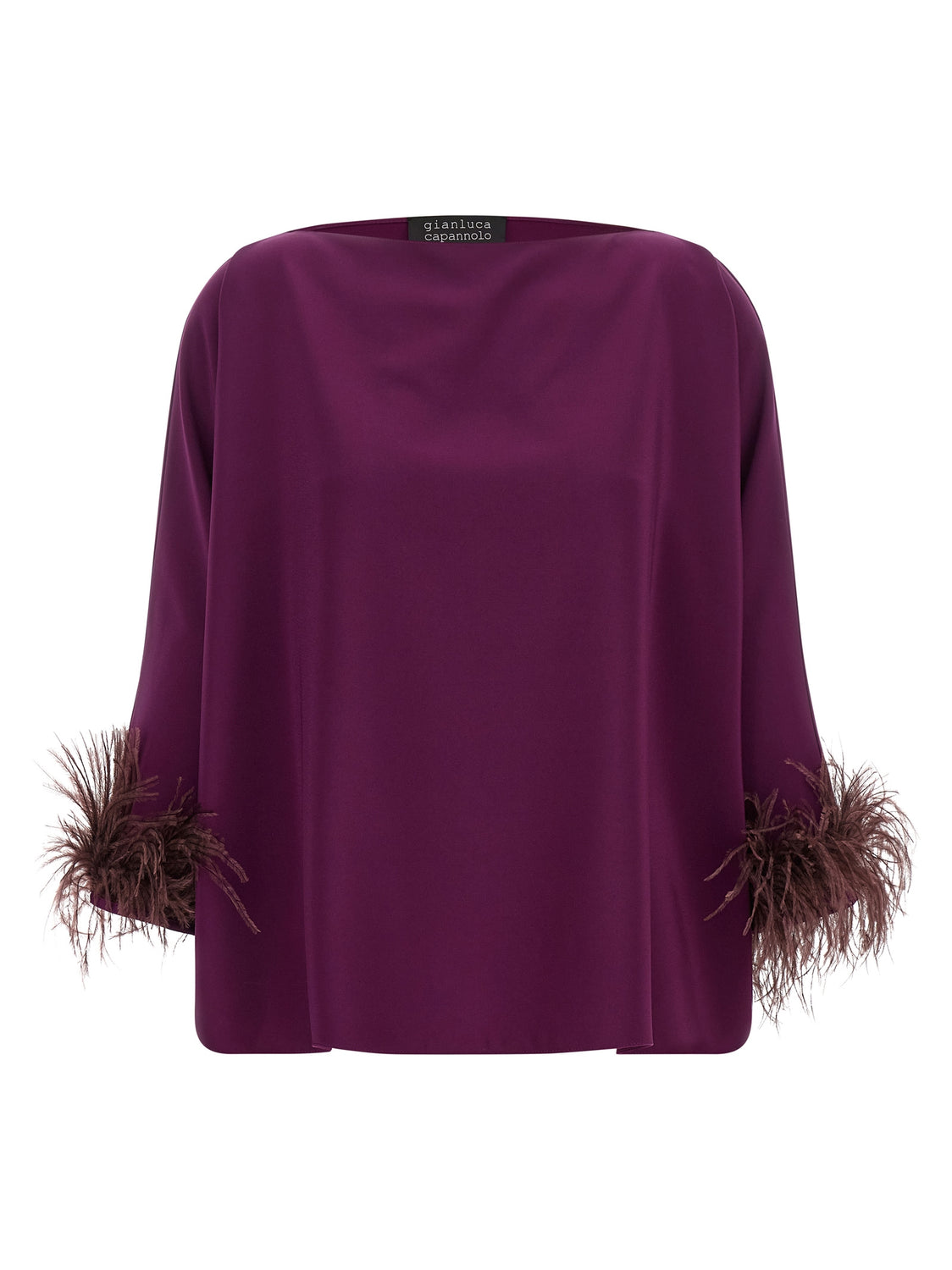 Purple Viscose Blouse