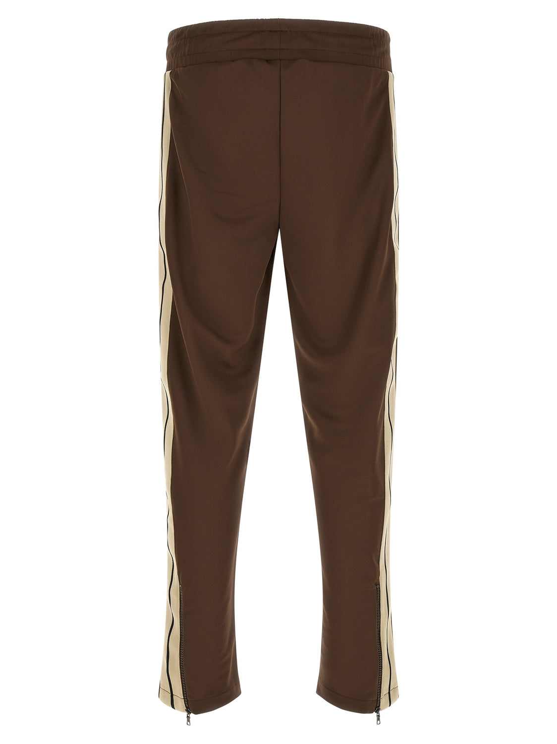 Brown Polyester Joggers (Workout Pants)