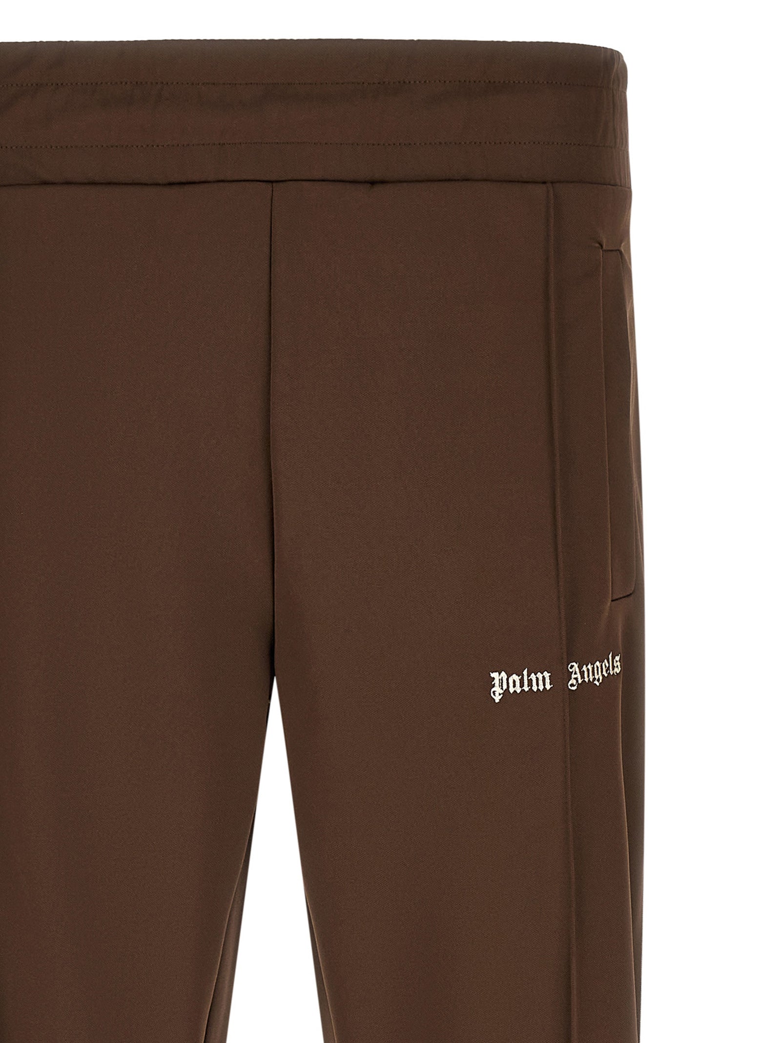 Brown Polyester Joggers (Workout Pants)