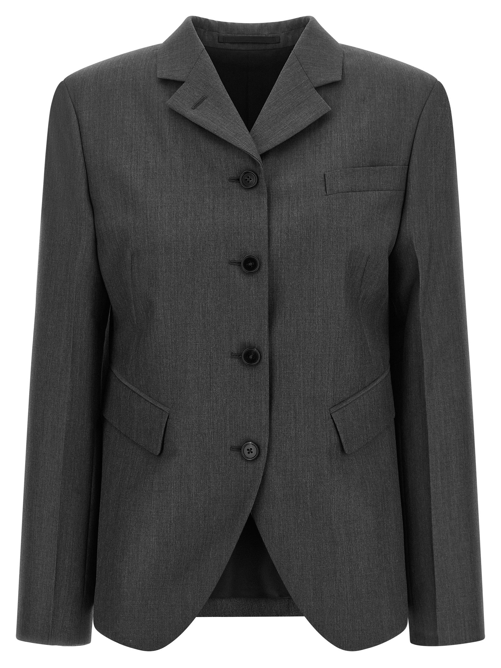 Gray Wool Blazer