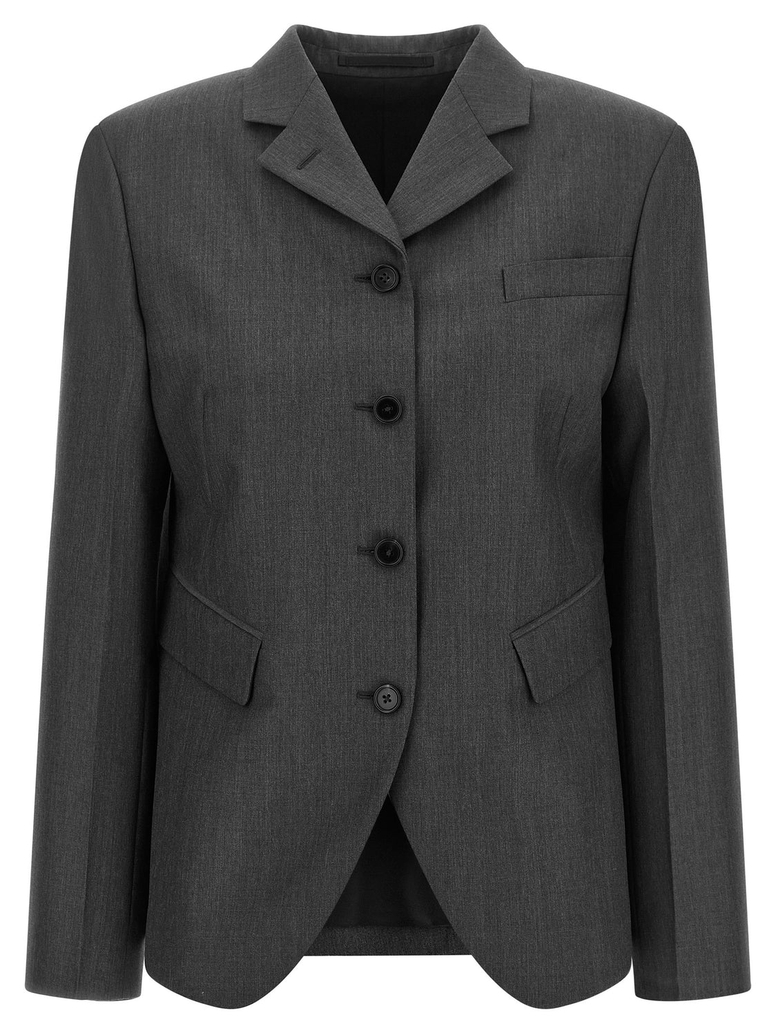 Gray Wool Blazer