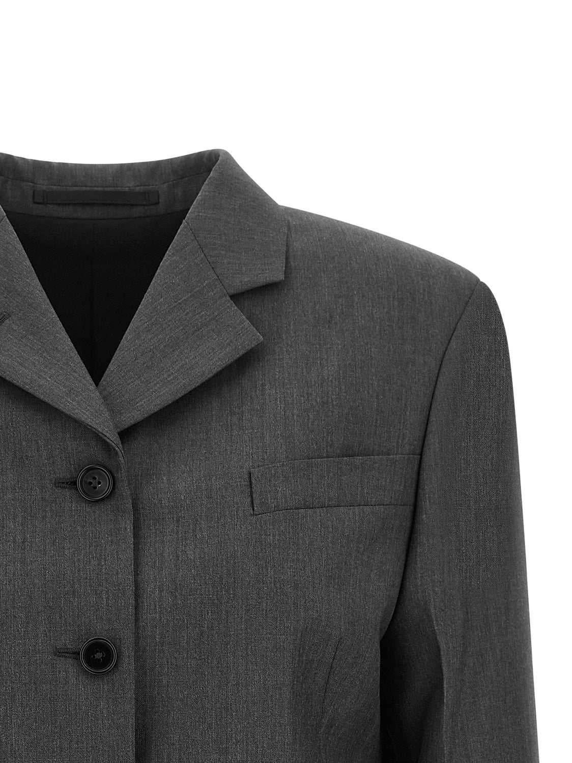 Gray Wool Blazer