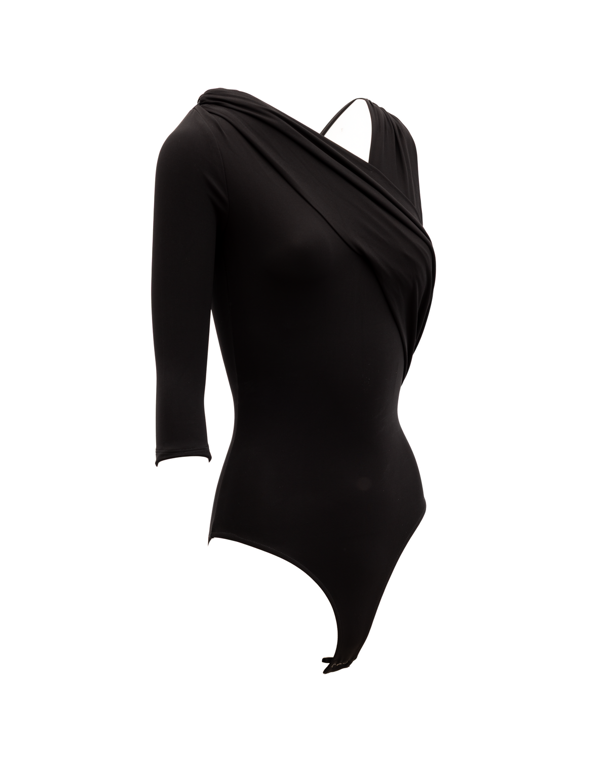 Black Women Viscose Bodysuit