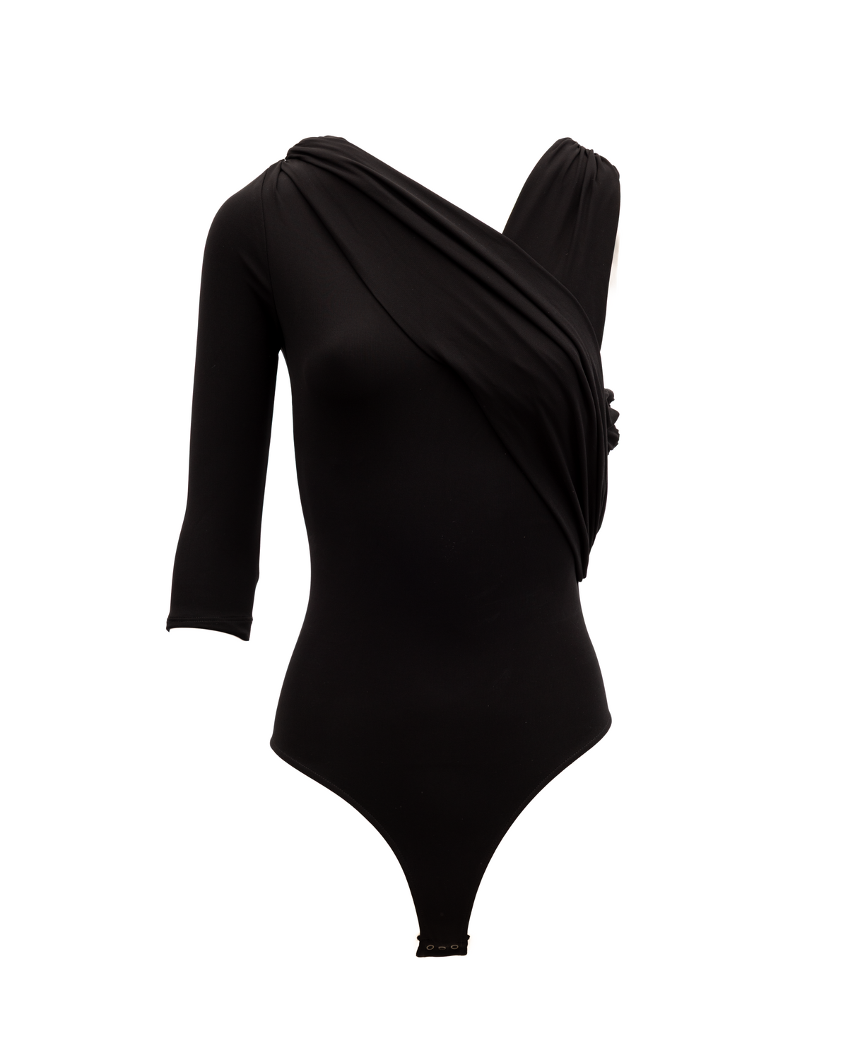 Black Women Viscose Bodysuit