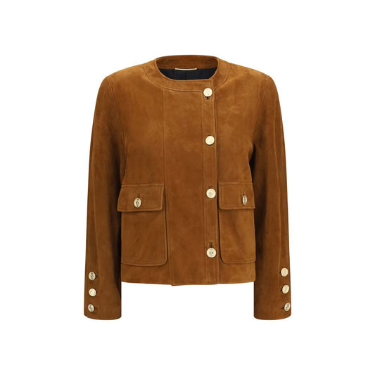 Brown Lamb Ovis Aries Full-Length Jacket