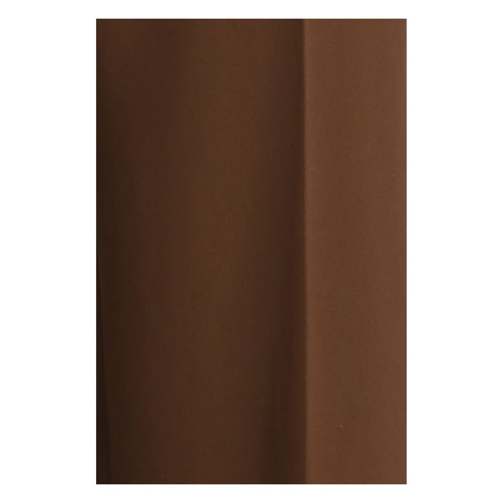 Brown Viscose Casual Pants