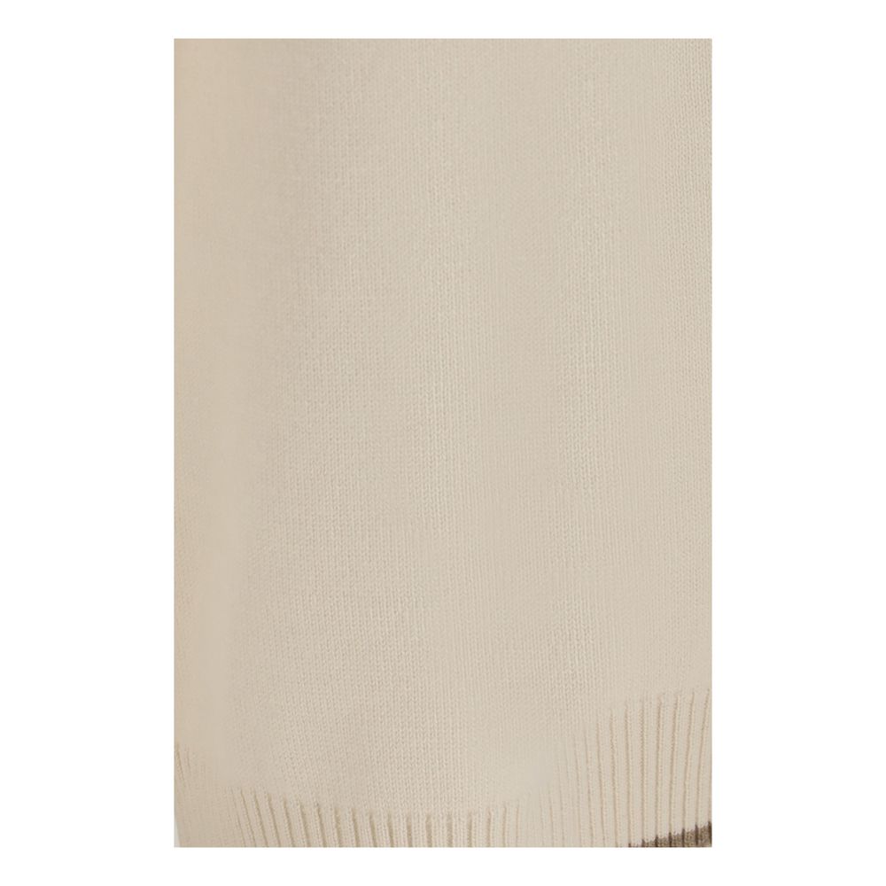 White Cashmere Casual Pants