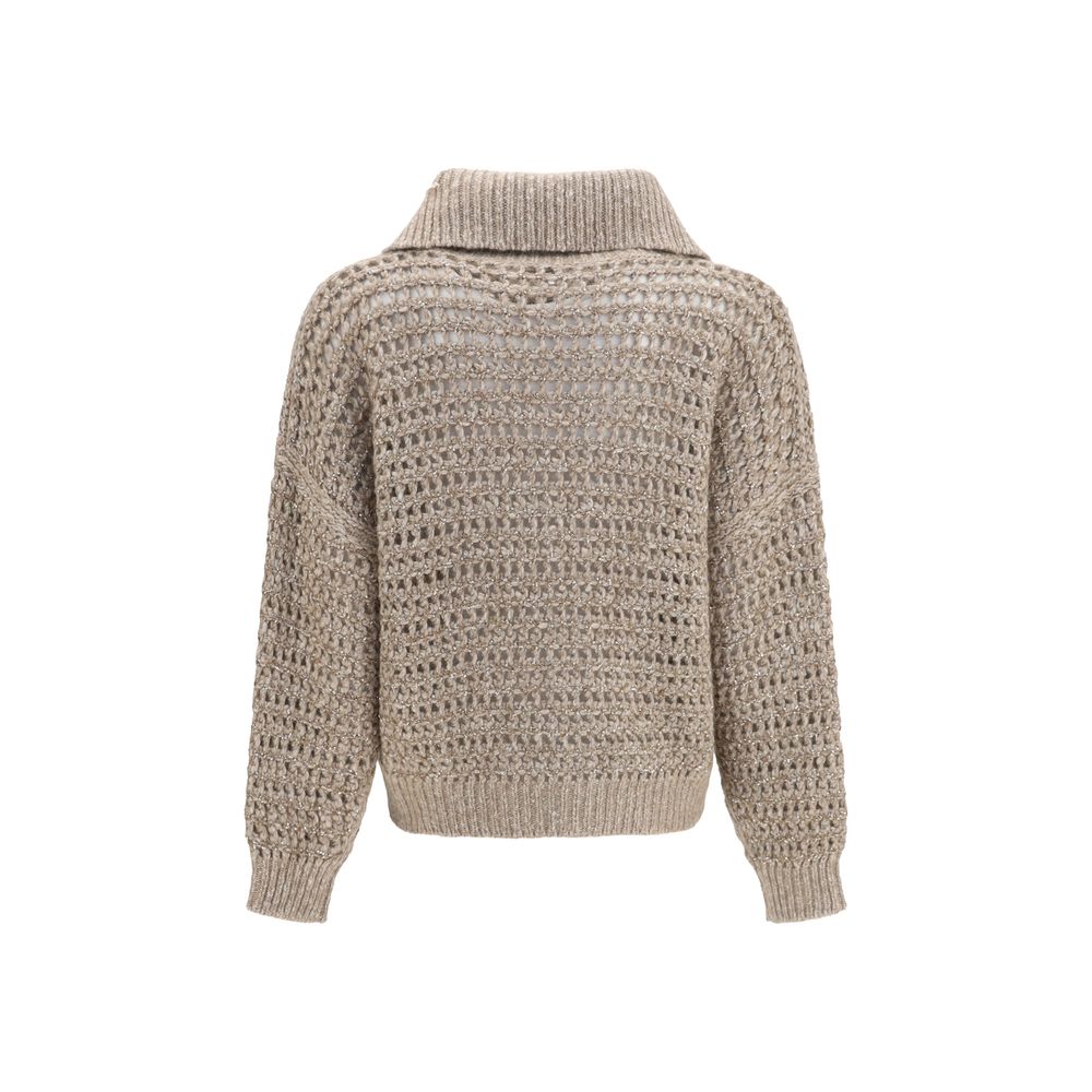 Gray Cashmere Cardigan