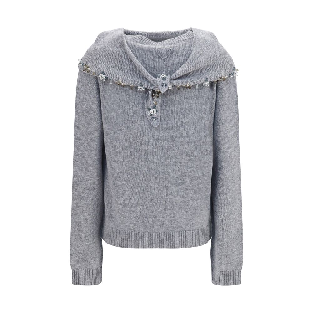Gray Cashmere Sweatshirt
