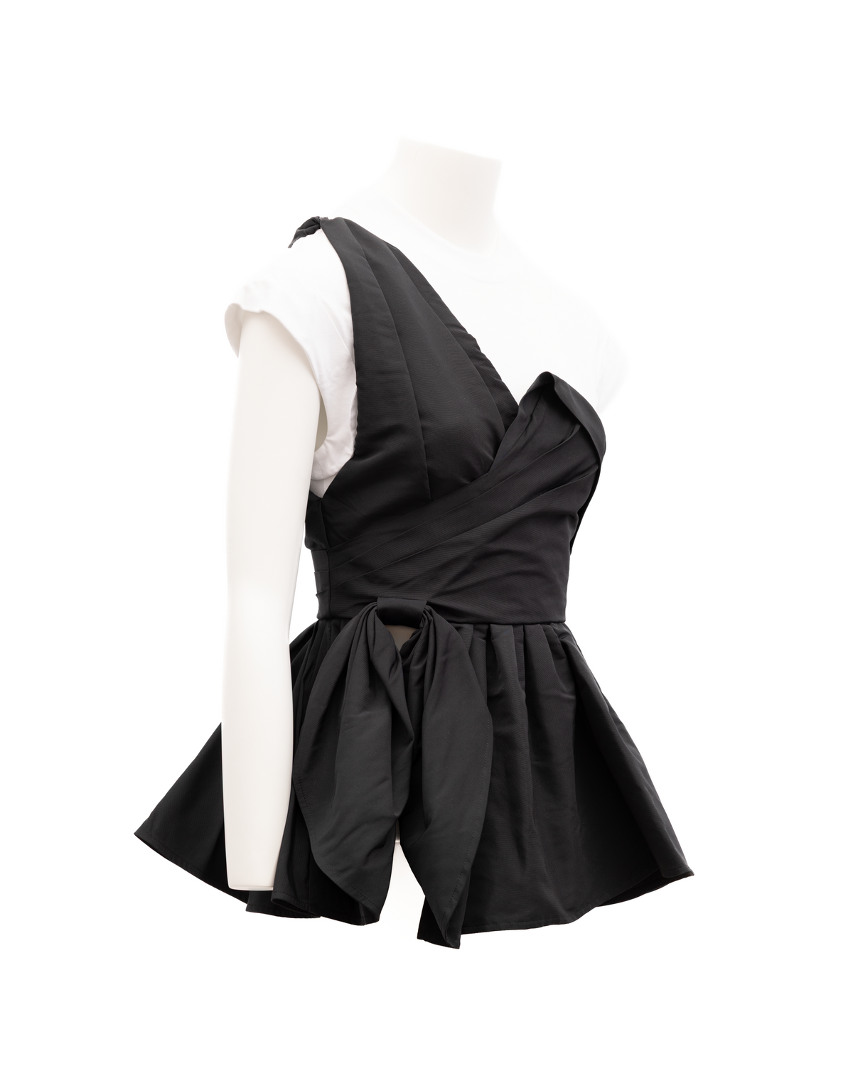 Black Women Polyester Top